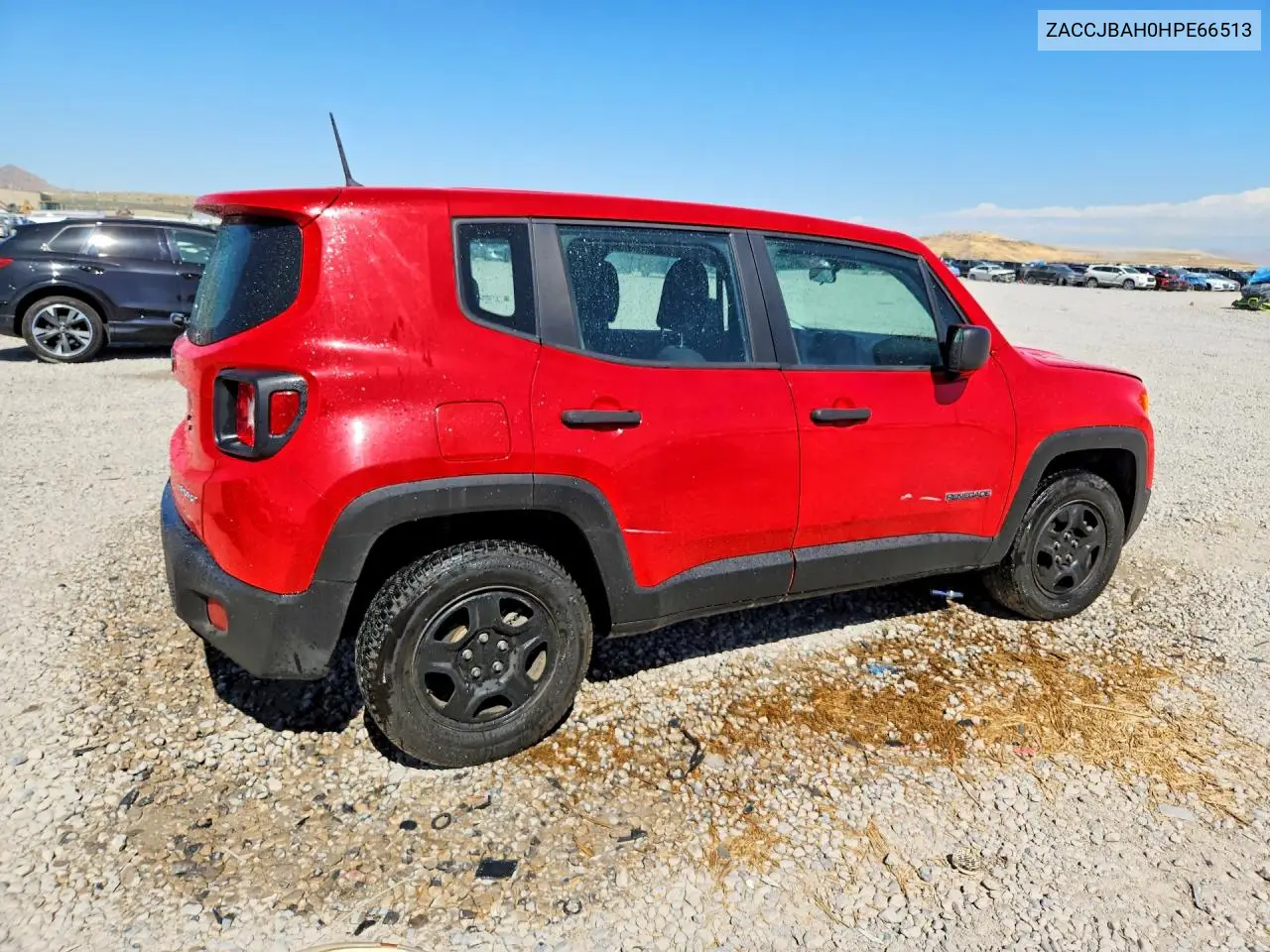 2017 Jeep Renegade Sport VIN: ZACCJBAH0HPE66513 Lot: 60424646