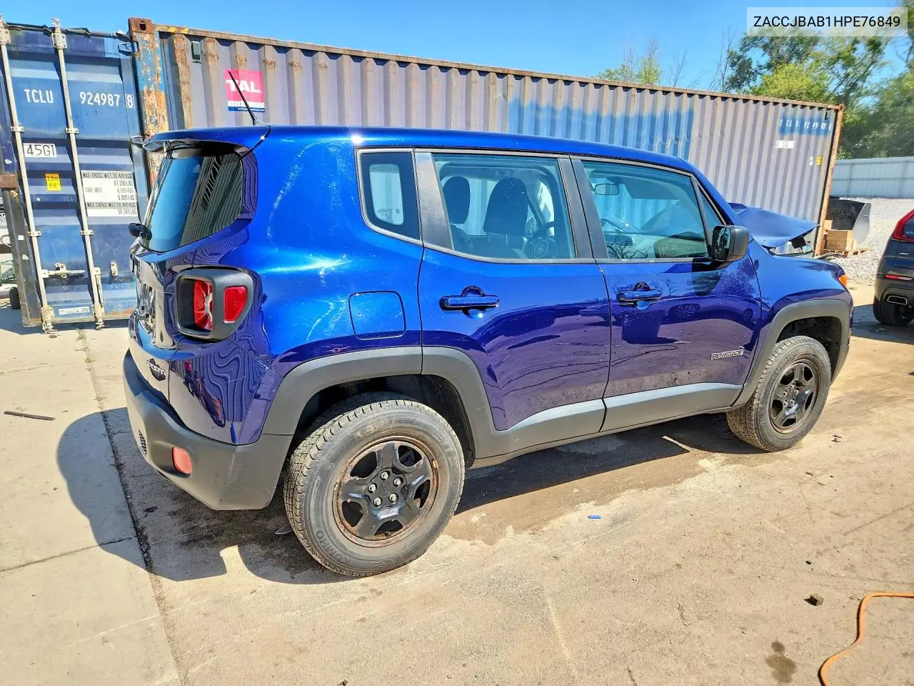 2017 Jeep Renegade Sport VIN: ZACCJBAB1HPE76849 Lot: 60765926