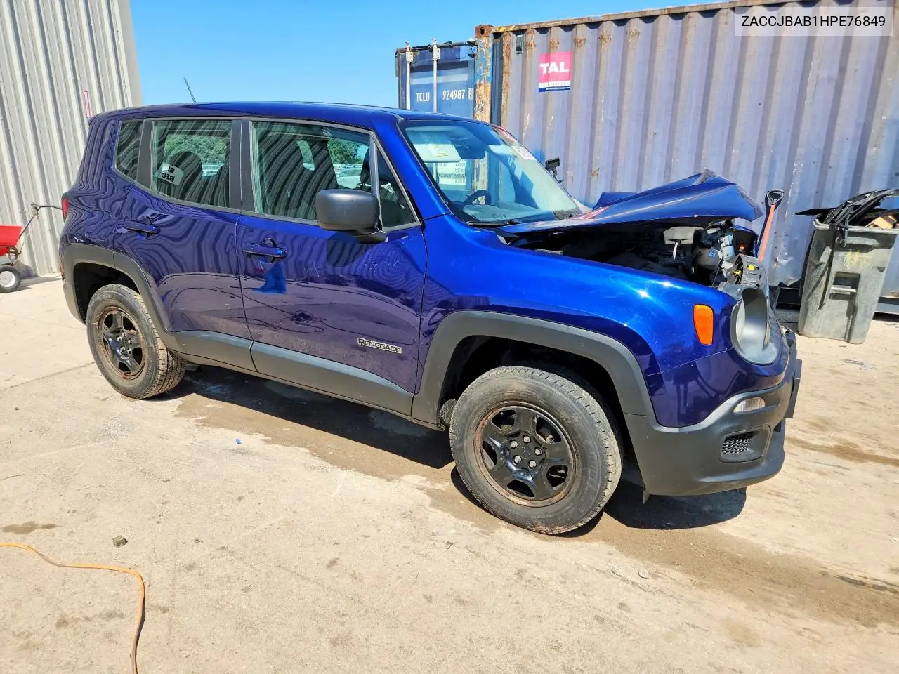2017 Jeep Renegade Sport VIN: ZACCJBAB1HPE76849 Lot: 60765926