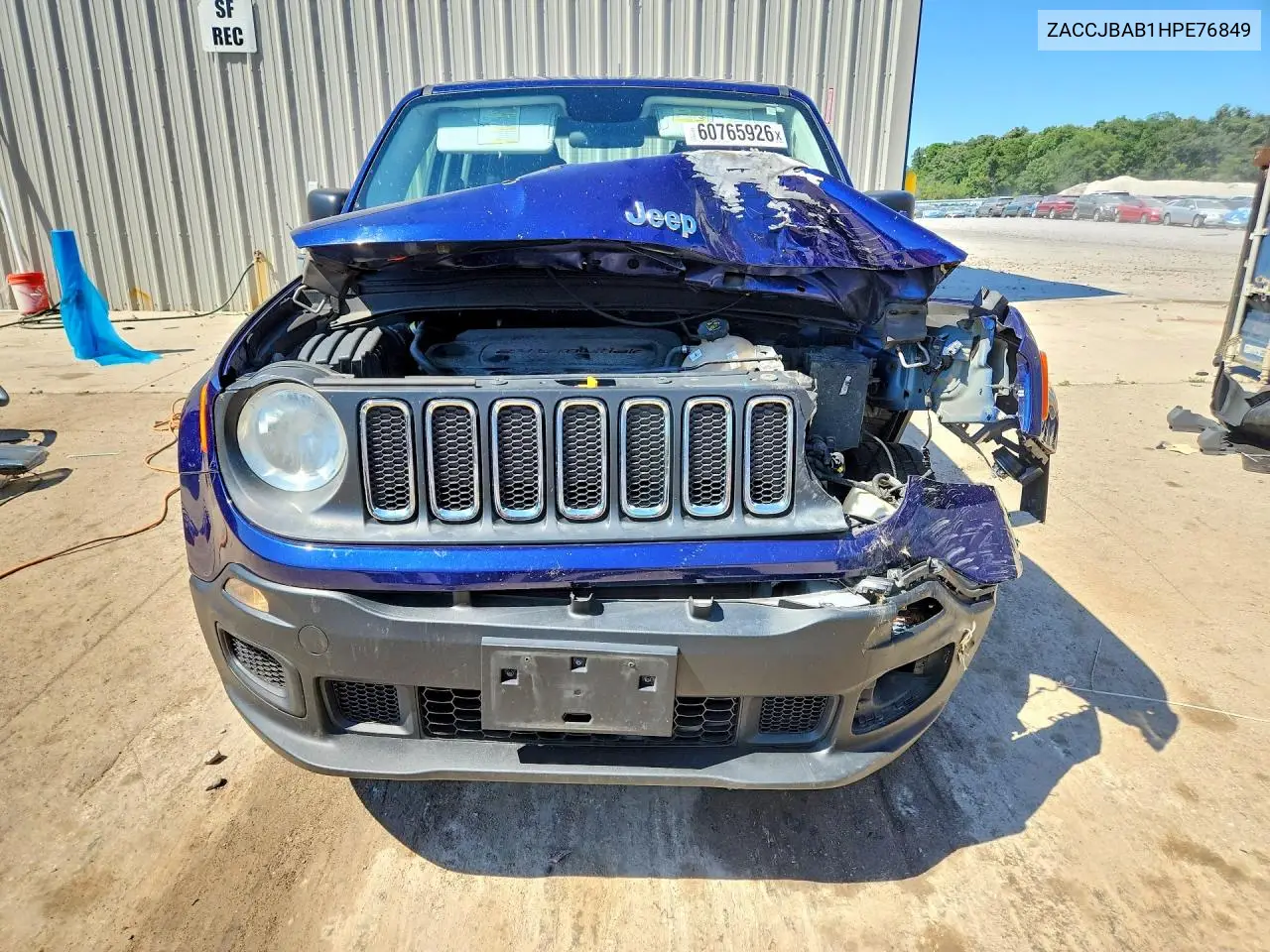 2017 Jeep Renegade Sport VIN: ZACCJBAB1HPE76849 Lot: 60765926