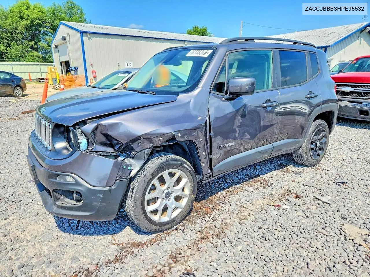 2017 Jeep Renegade Latitude VIN: ZACCJBBB3HPE95532 Lot: 60773516