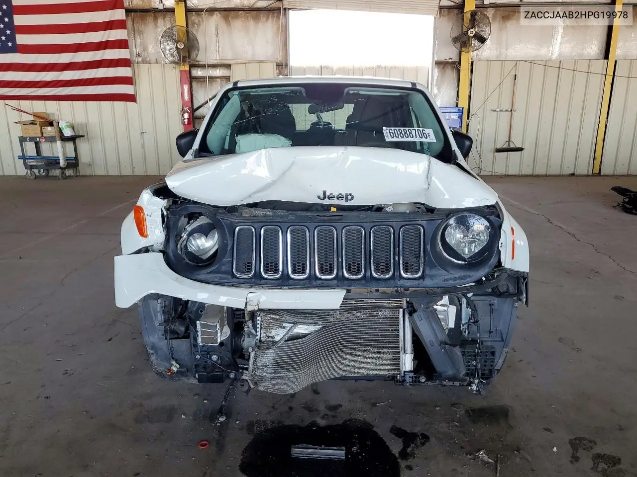 2017 Jeep Renegade Sport VIN: ZACCJAAB2HPG19978 Lot: 60888706