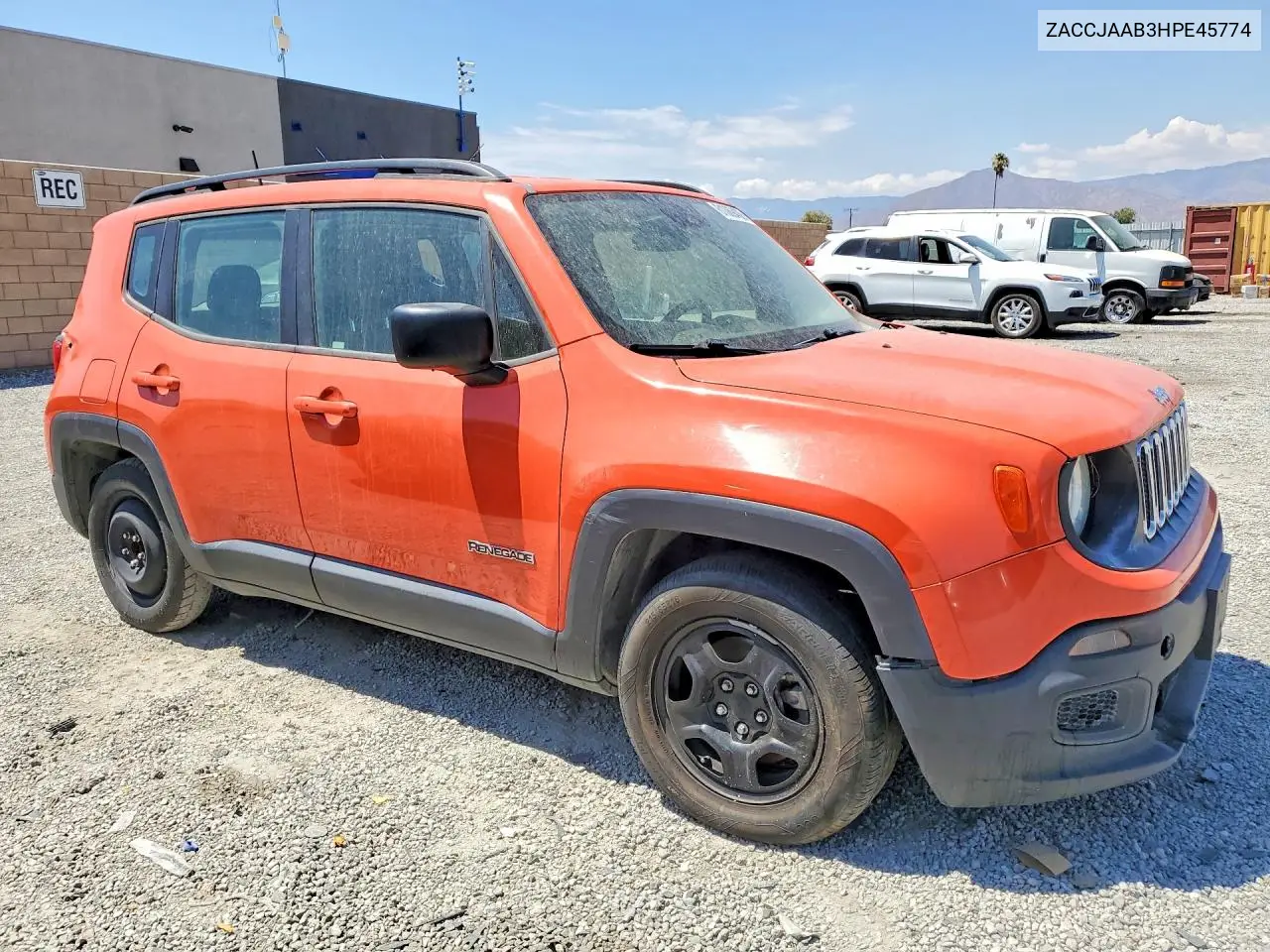 2017 Jeep Renegade Sport VIN: ZACCJAAB3HPE45774 Lot: 61069406