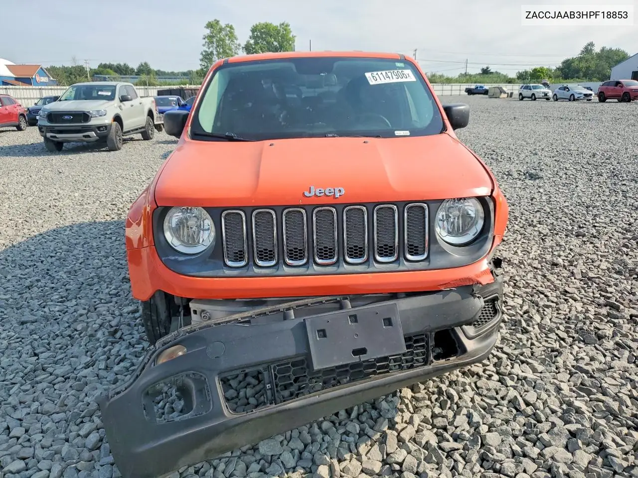 2017 Jeep Renegade Sport VIN: ZACCJAAB3HPF18853 Lot: 61147906