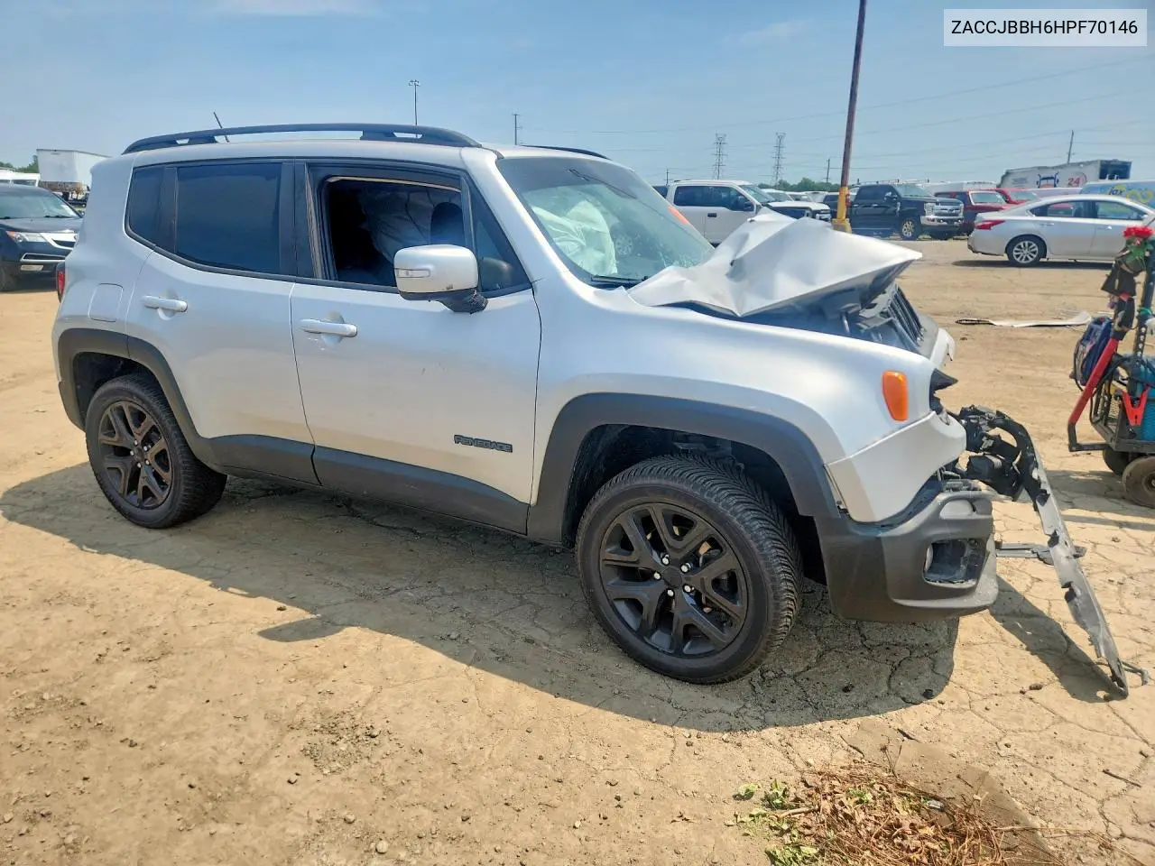 2017 Jeep Renegade Latitude VIN: ZACCJBBH6HPF70146 Lot: 61148496