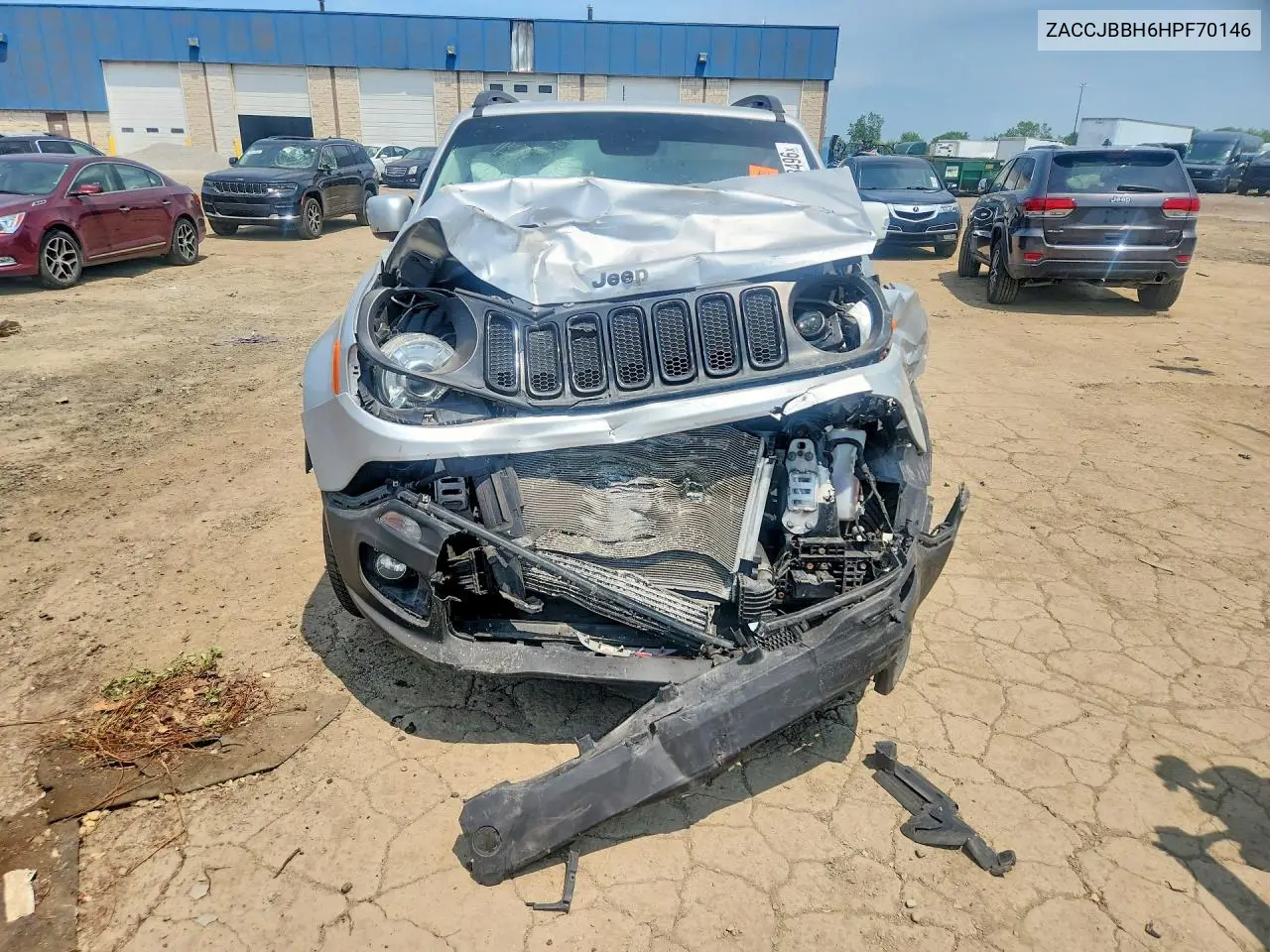 2017 Jeep Renegade Latitude VIN: ZACCJBBH6HPF70146 Lot: 61148496