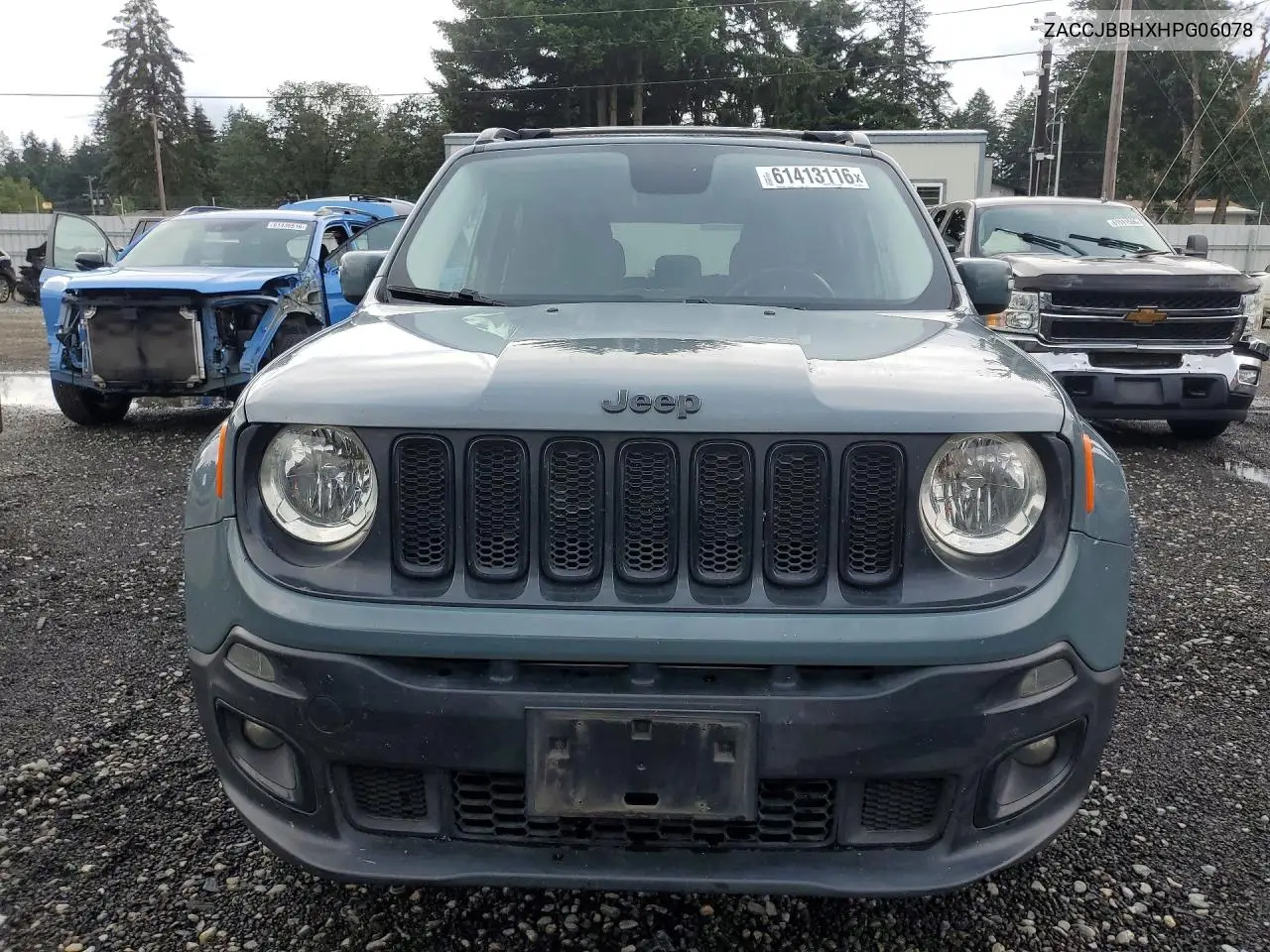 2017 Jeep Renegade Latitude VIN: ZACCJBBHXHPG06078 Lot: 61413116
