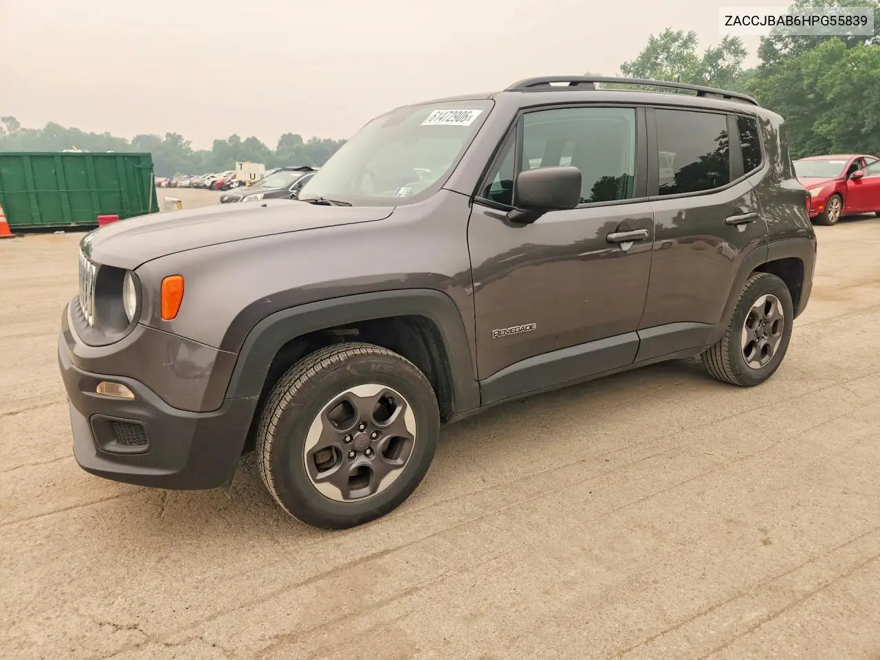 2017 Jeep Renegade Sport VIN: ZACCJBAB6HPG55839 Lot: 61472906