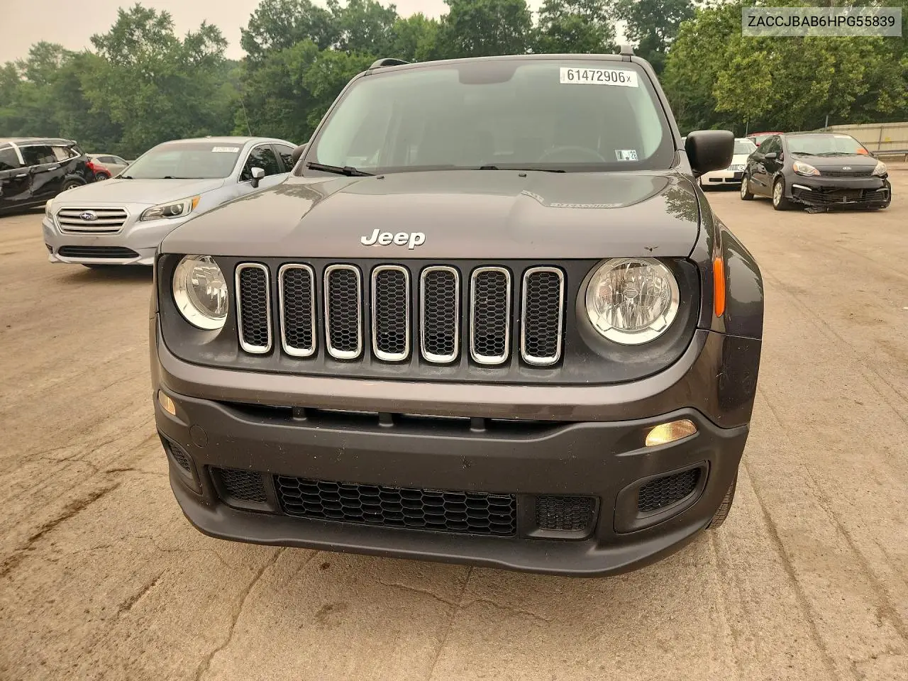 2017 Jeep Renegade Sport VIN: ZACCJBAB6HPG55839 Lot: 61472906