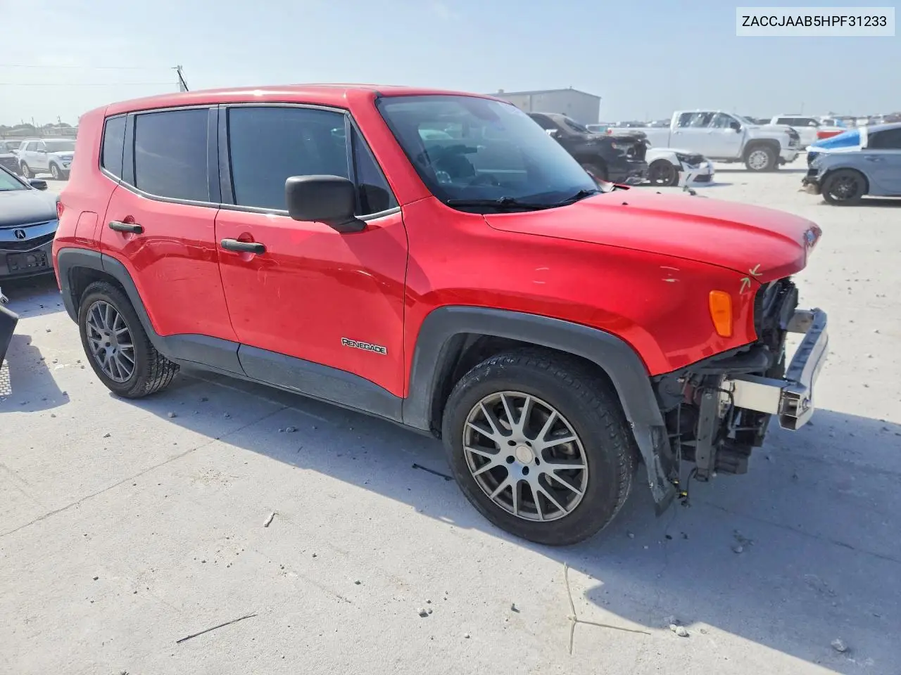 2017 Jeep Renegade Sport VIN: ZACCJAAB5HPF31233 Lot: 61594176