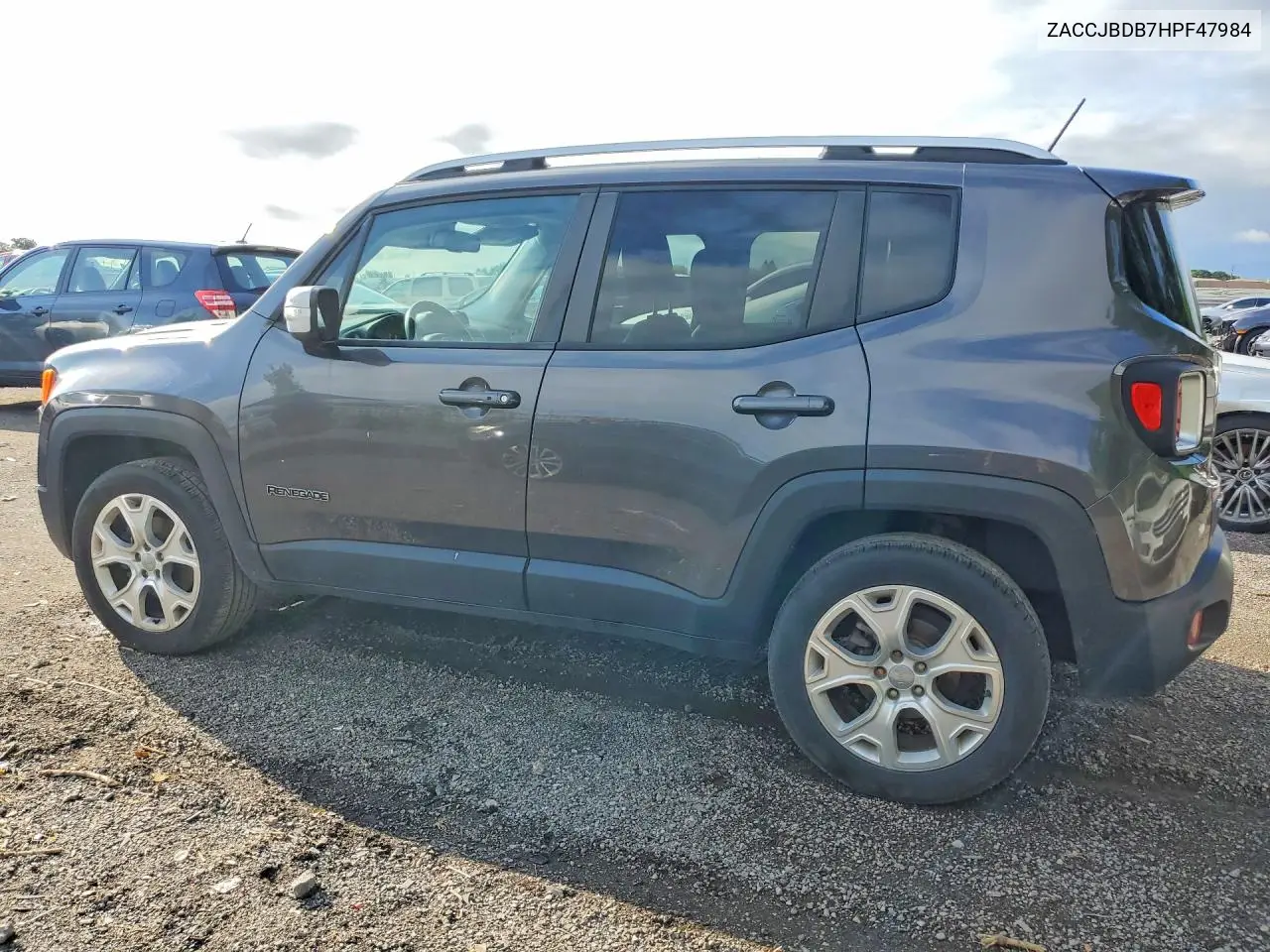 2017 Jeep Renegade Limited VIN: ZACCJBDB7HPF47984 Lot: 61870296