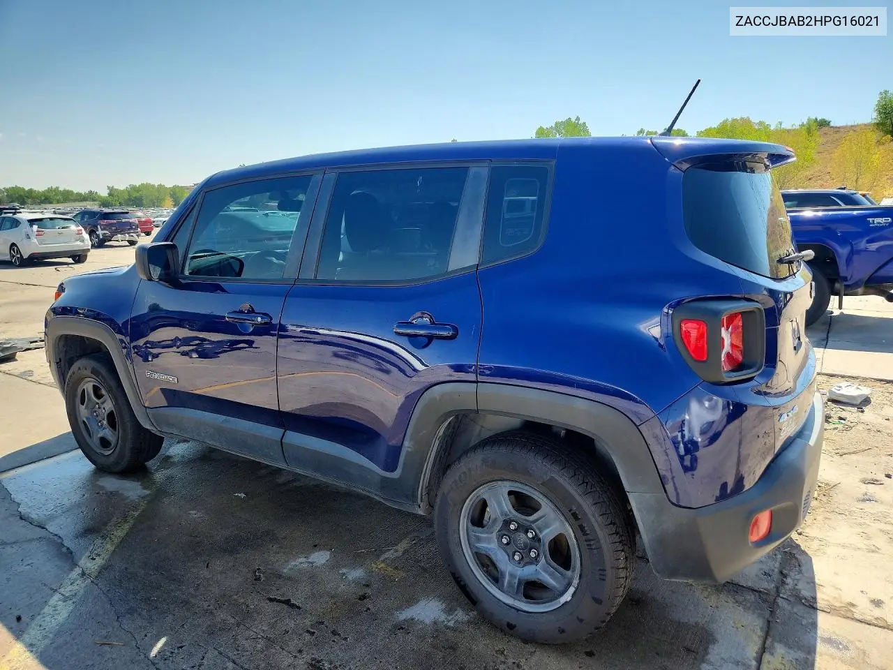2017 Jeep Renegade Sport VIN: ZACCJBAB2HPG16021 Lot: 61980306