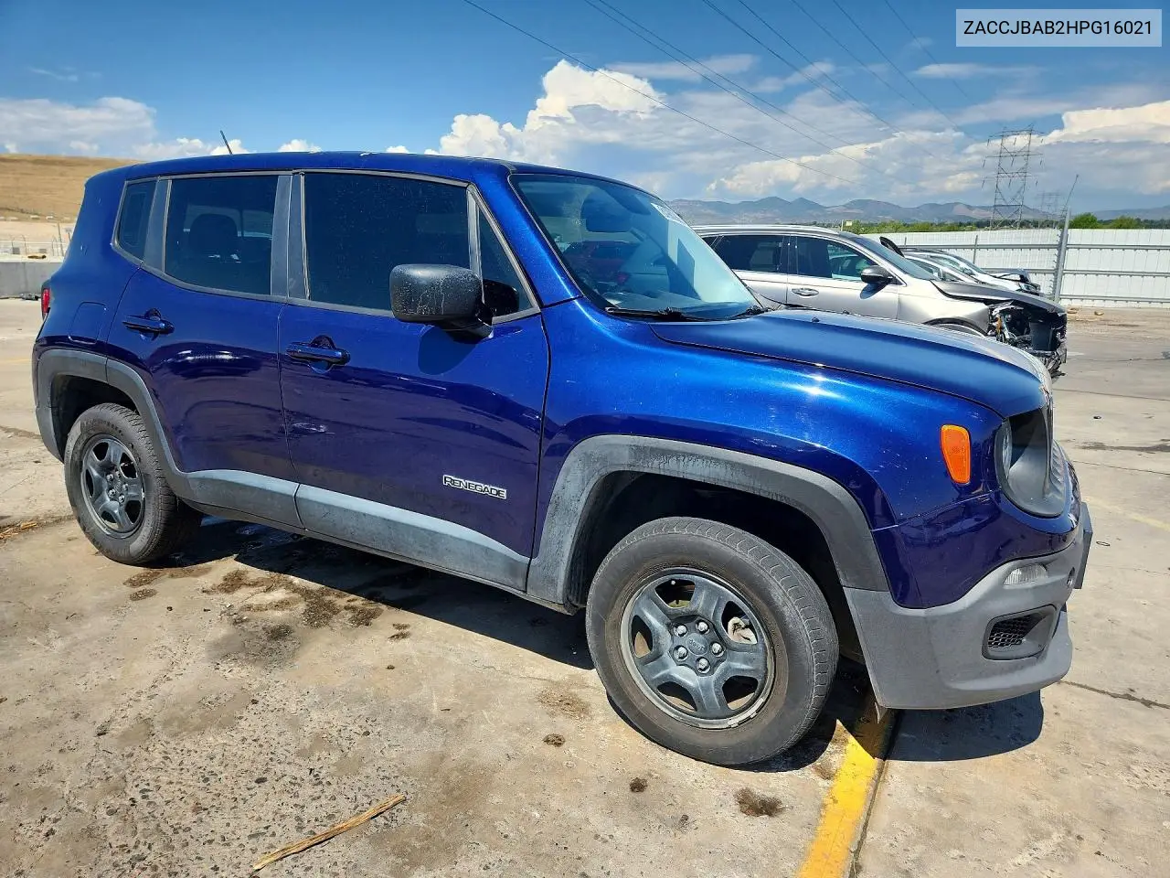 2017 Jeep Renegade Sport VIN: ZACCJBAB2HPG16021 Lot: 61980306