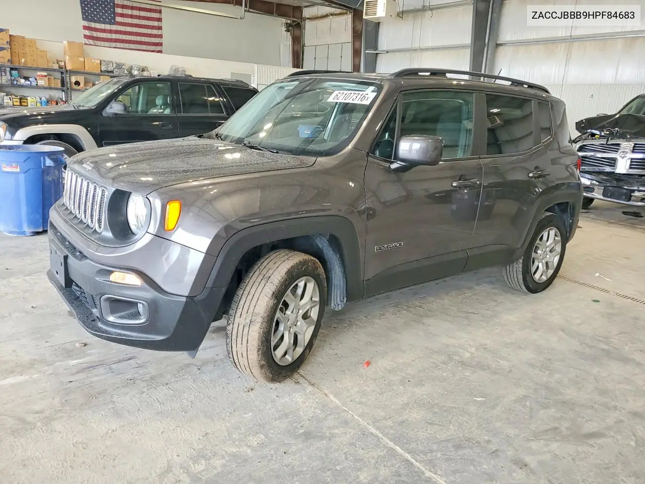 2017 Jeep Renegade Latitude VIN: ZACCJBBB9HPF84683 Lot: 62107316