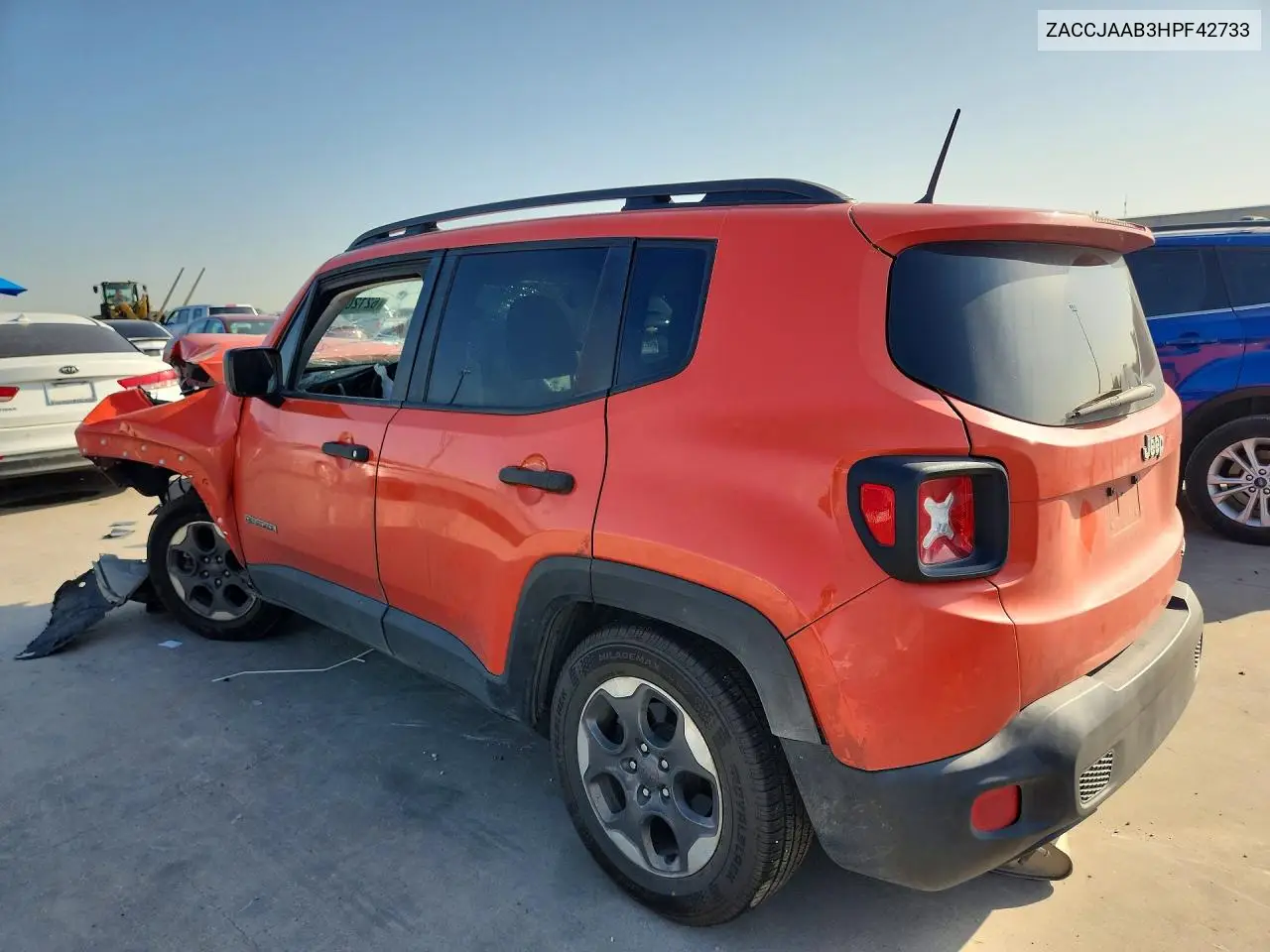 2017 Jeep Renegade Sport VIN: ZACCJAAB3HPF42733 Lot: 62120226