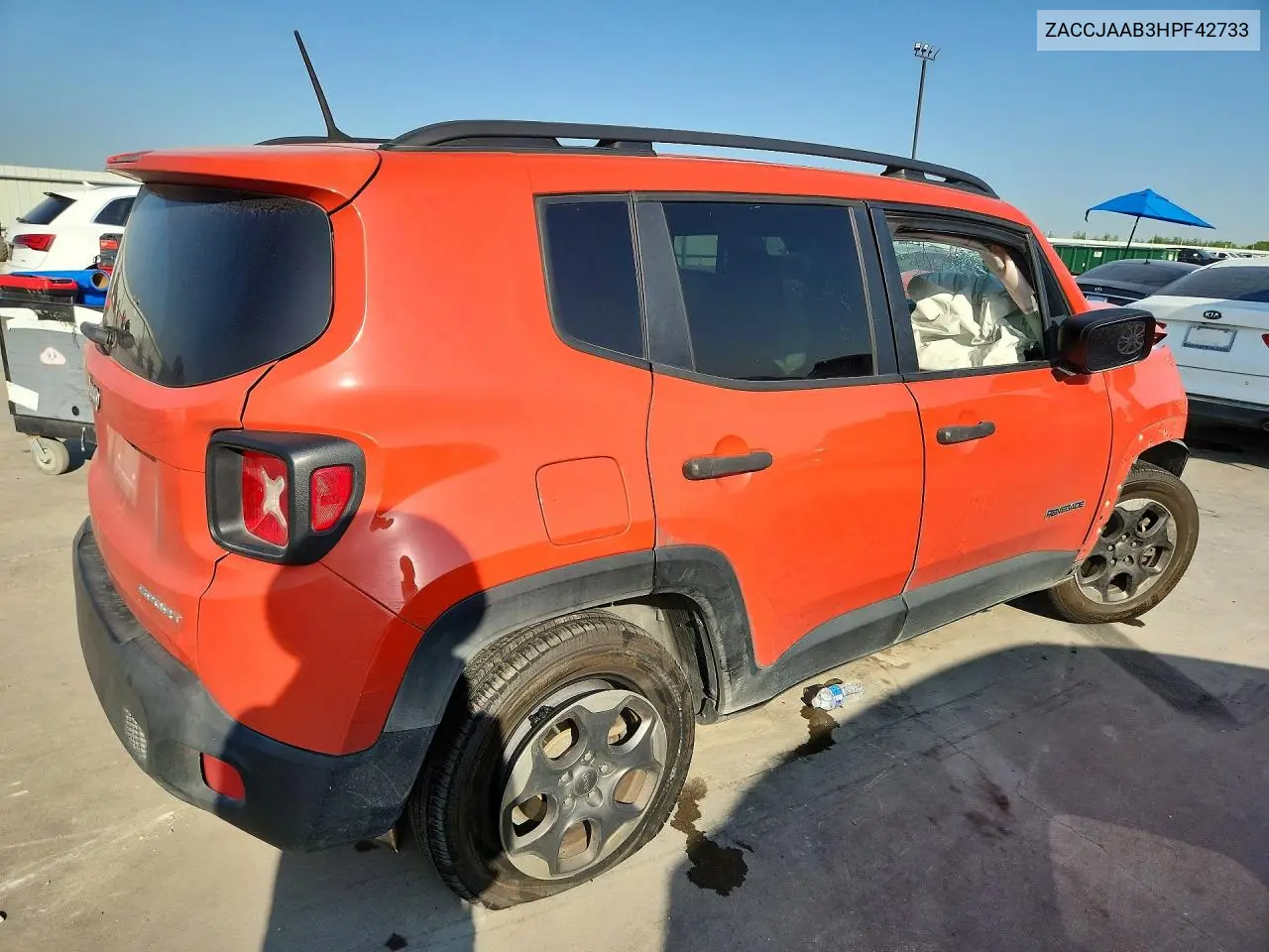 2017 Jeep Renegade Sport VIN: ZACCJAAB3HPF42733 Lot: 62120226