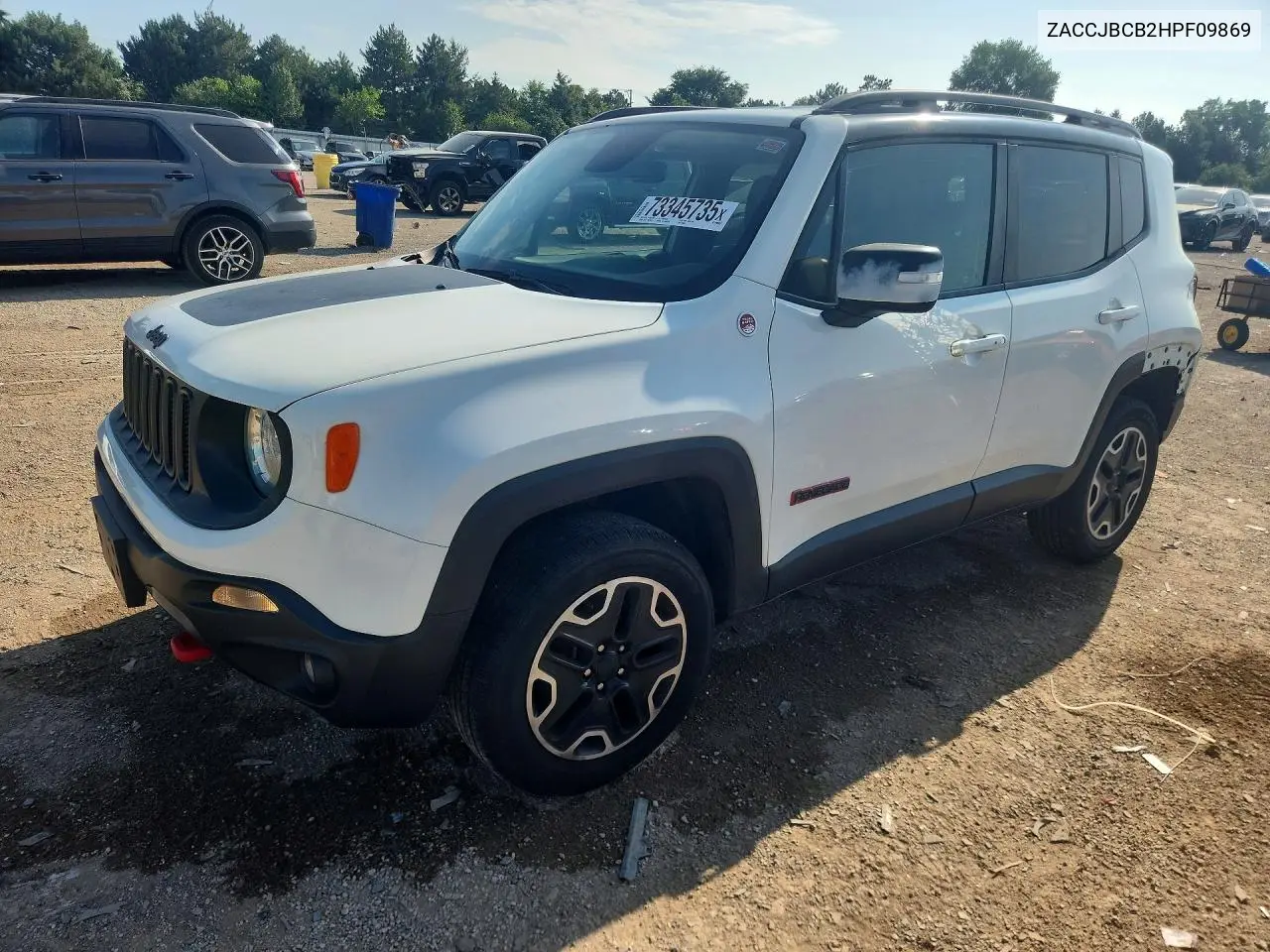 2017 Jeep Renegade Trailhawk VIN: ZACCJBCB2HPF09869 Lot: 73345735