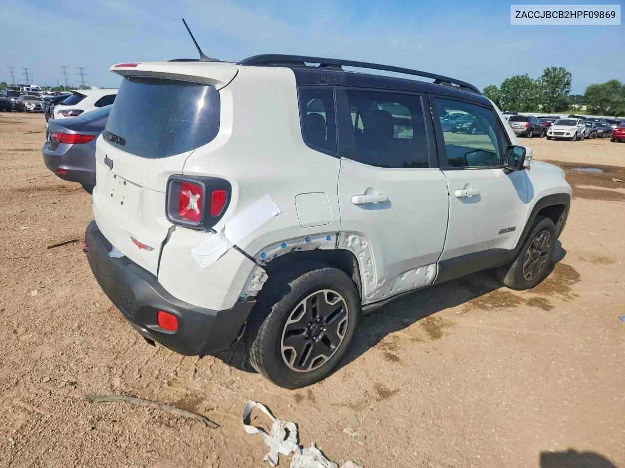 2017 Jeep Renegade Trailhawk VIN: ZACCJBCB2HPF09869 Lot: 73345735