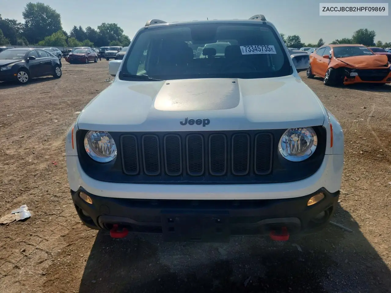 2017 Jeep Renegade Trailhawk VIN: ZACCJBCB2HPF09869 Lot: 73345735