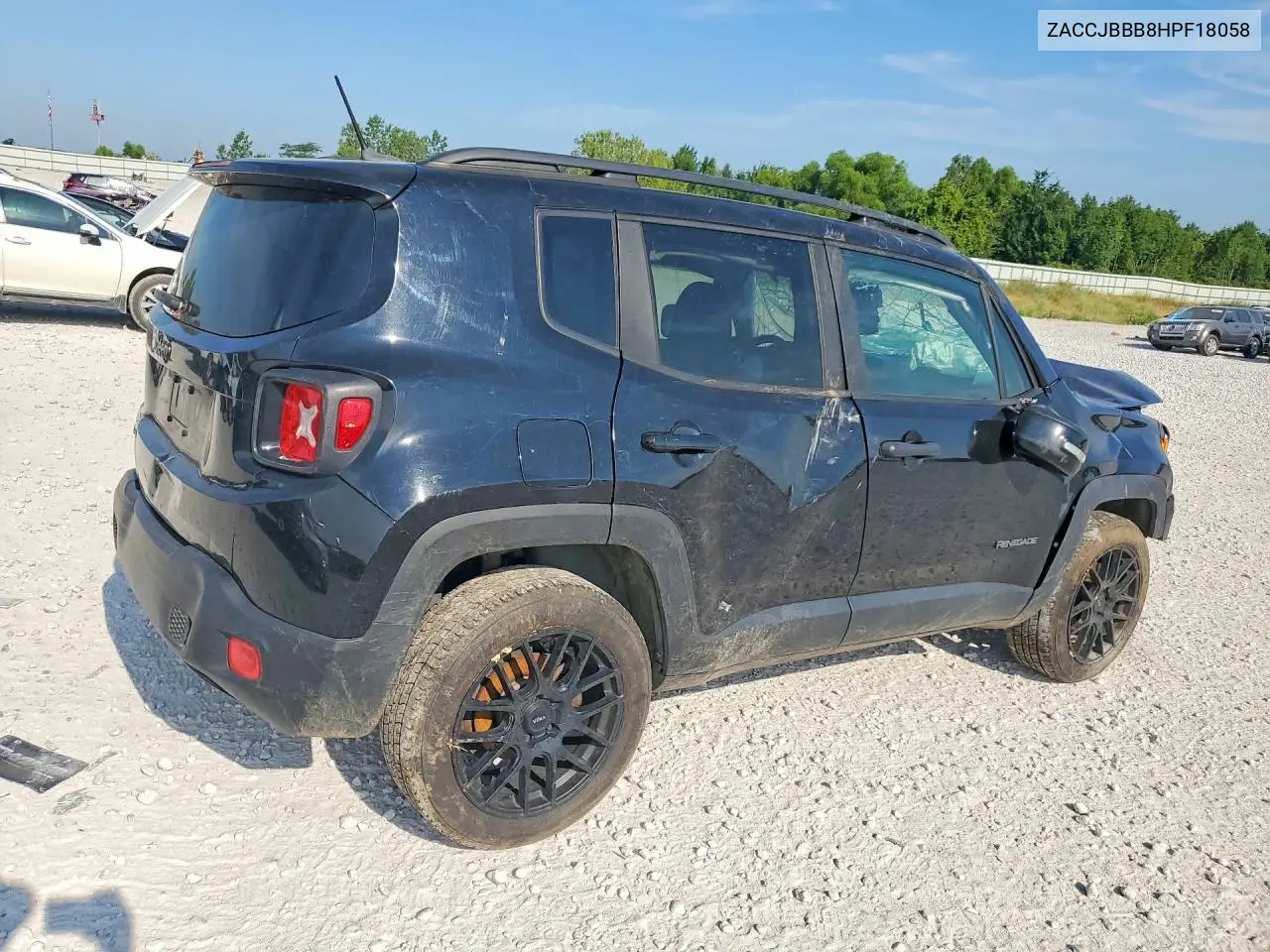 2017 Jeep Renegade Latitude VIN: ZACCJBBB8HPF18058 Lot: 74514895