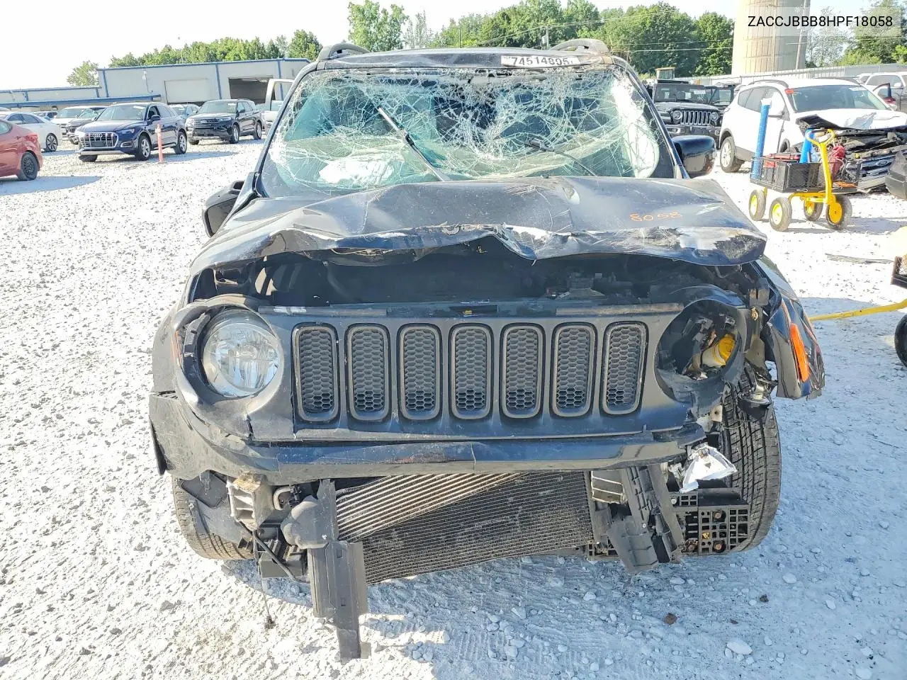 2017 Jeep Renegade Latitude VIN: ZACCJBBB8HPF18058 Lot: 74514895