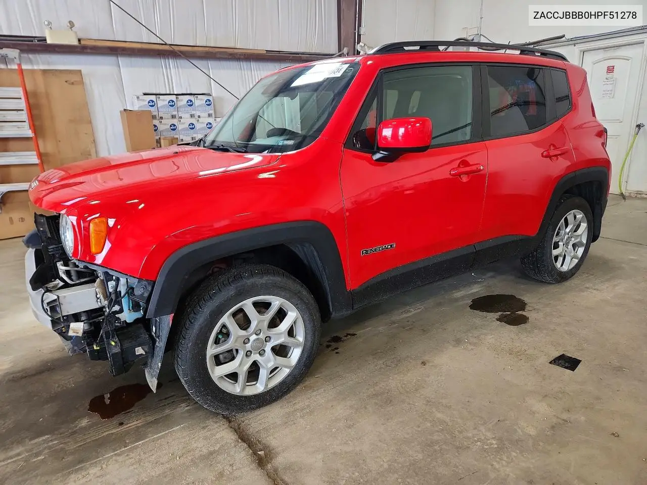 2017 Jeep Renegade Latitude VIN: ZACCJBBB0HPF51278 Lot: 85990805