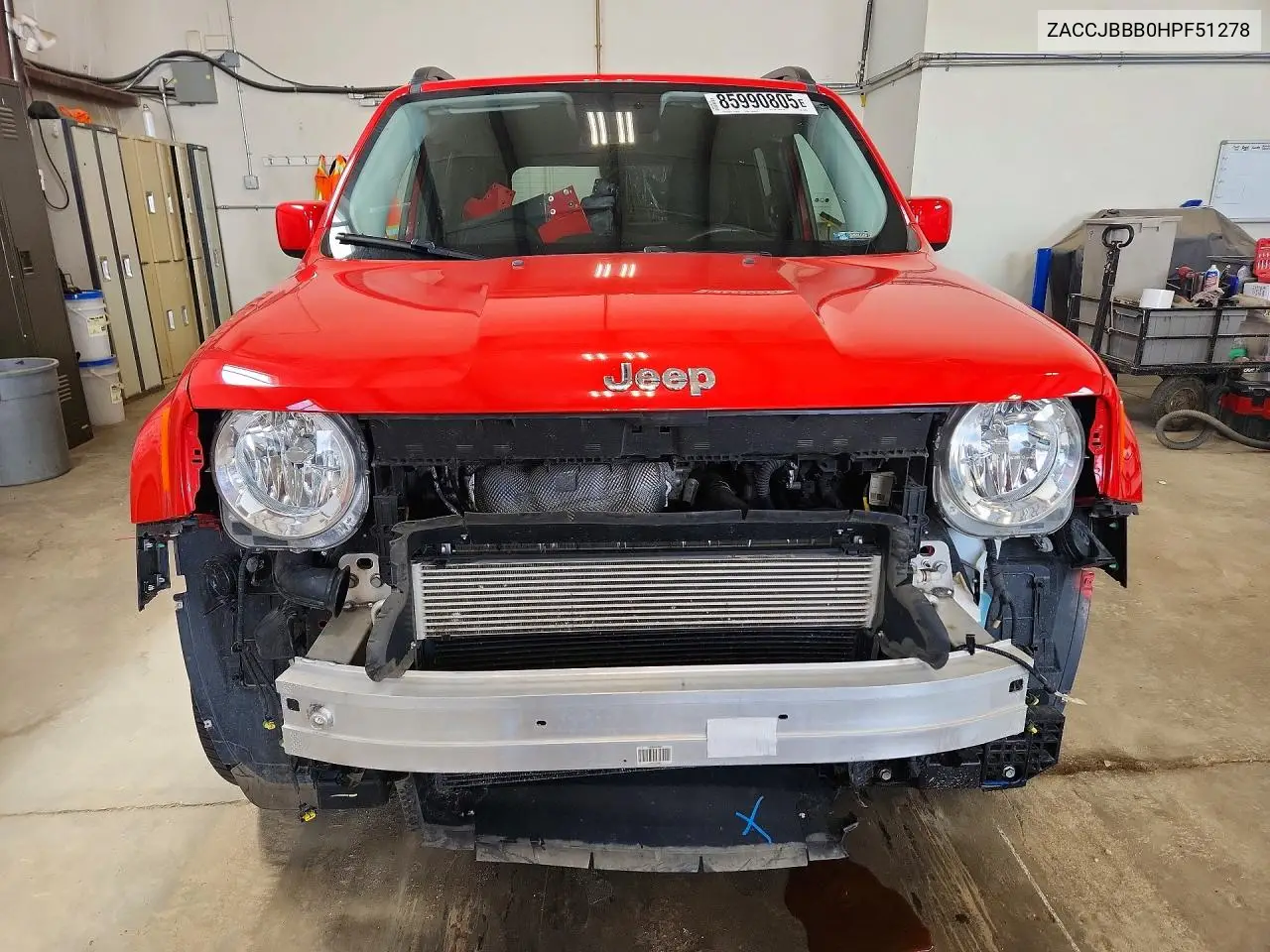 2017 Jeep Renegade Latitude VIN: ZACCJBBB0HPF51278 Lot: 85990805