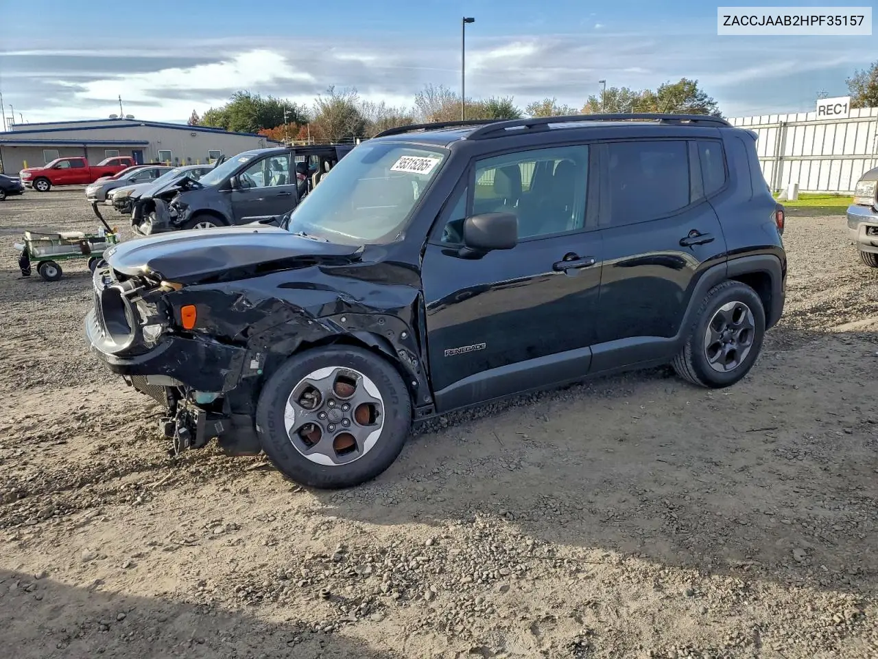 ZACCJAAB2HPF35157 2017 Jeep Renegade Sport