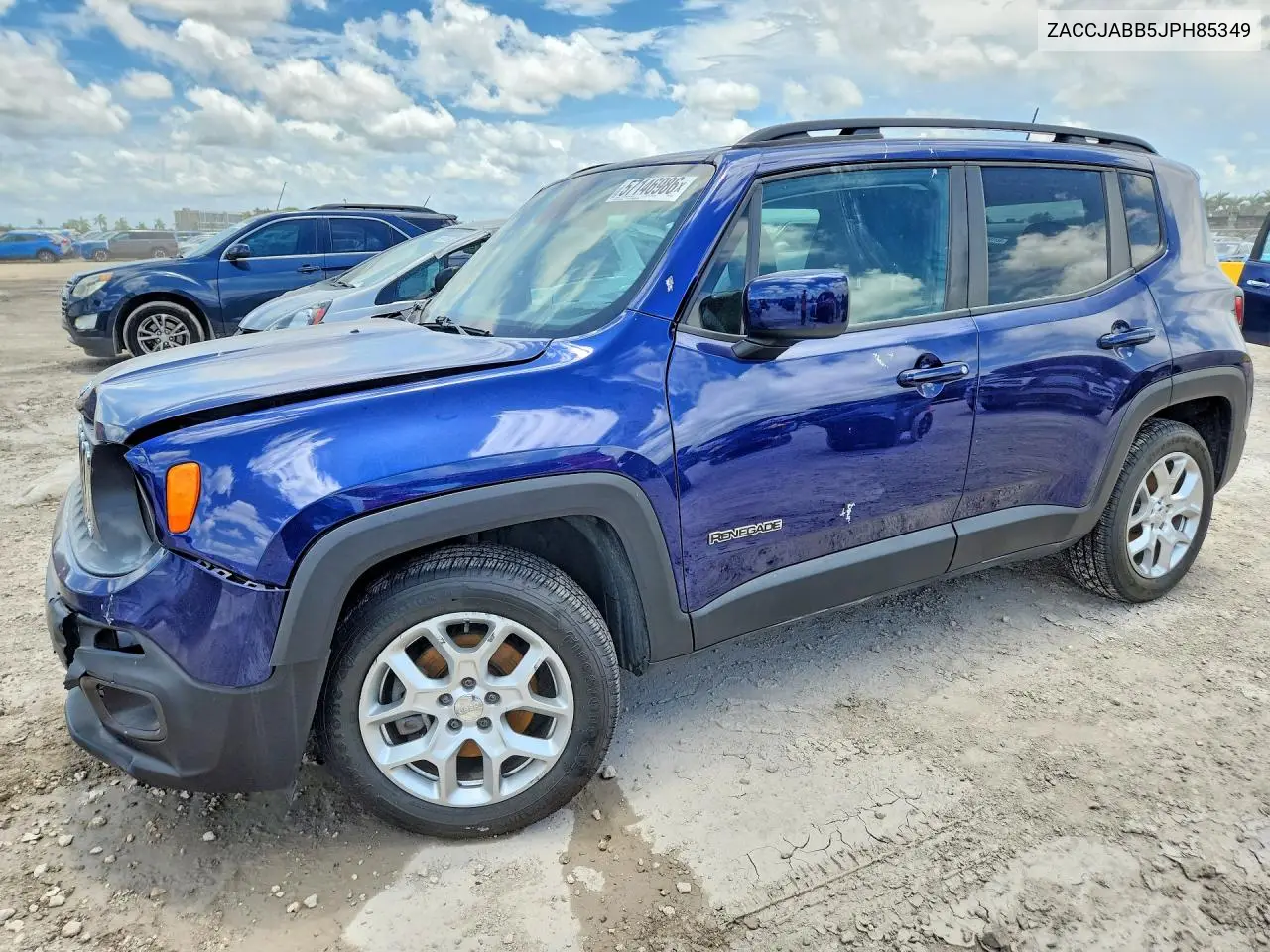 2018 Jeep Renegade Latitude VIN: ZACCJABB5JPH85349 Lot: 57146986