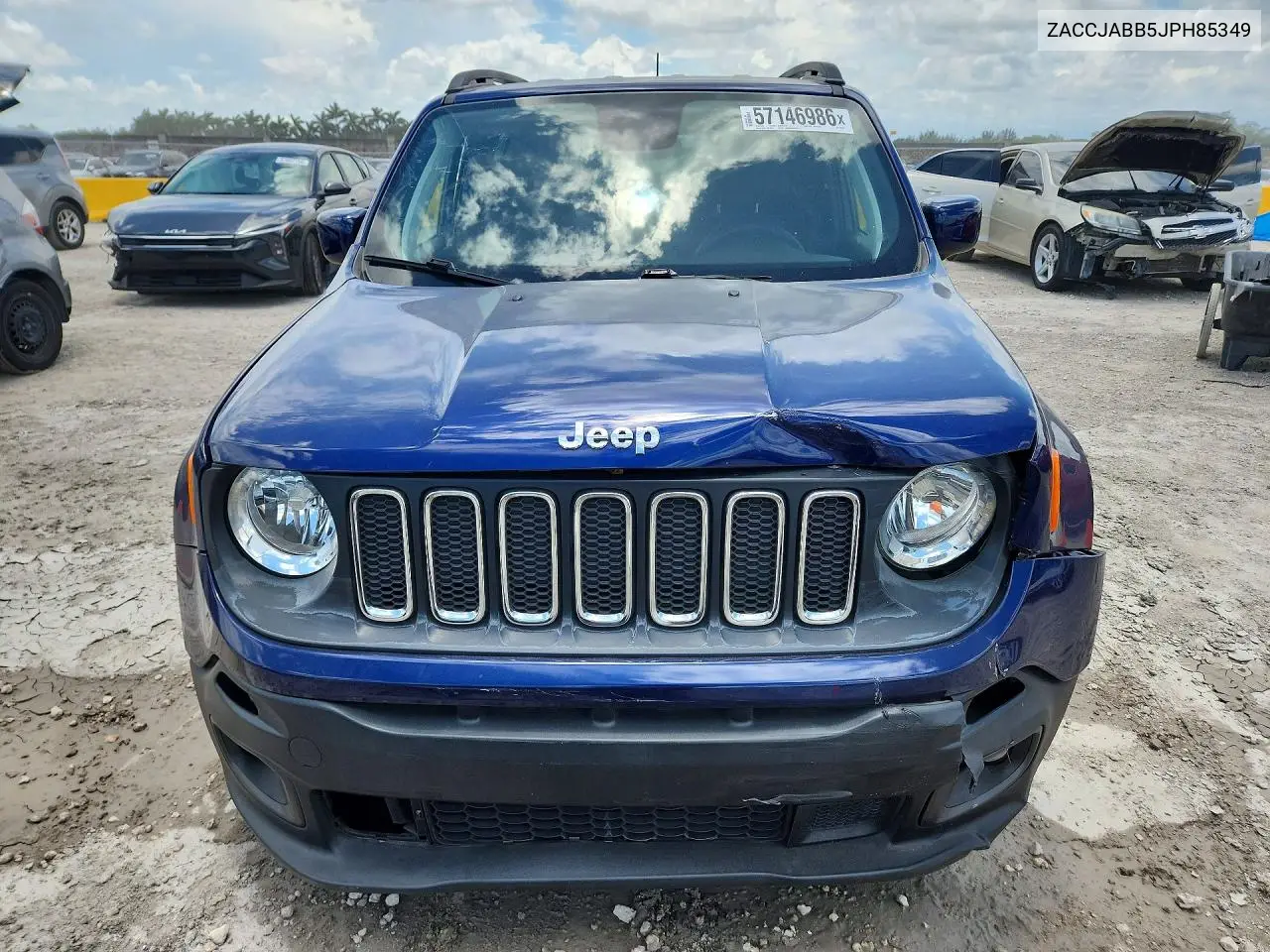 2018 Jeep Renegade Latitude VIN: ZACCJABB5JPH85349 Lot: 57146986