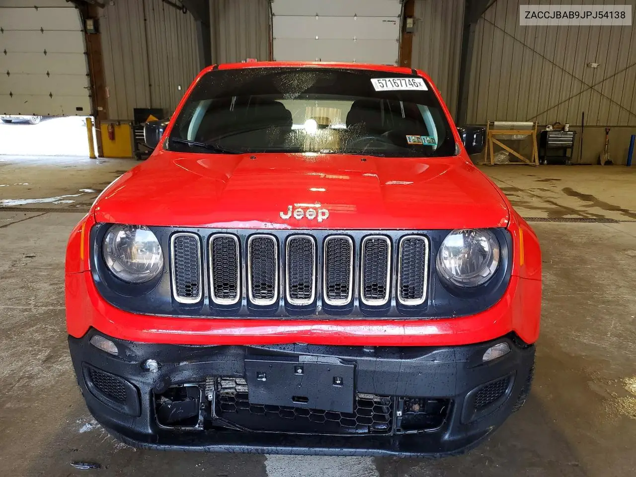 2018 Jeep Renegade Sport VIN: ZACCJBAB9JPJ54138 Lot: 57167746
