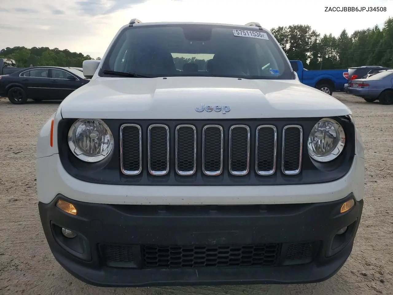 2018 Jeep Renegade Latitude VIN: ZACCJBBB6JPJ34508 Lot: 57511536