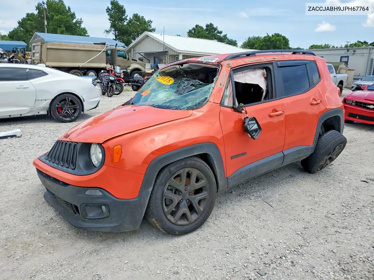 2018 Jeep Renegade Latitude VIN: ZACCJABH9JPH67764 Lot: 57606886