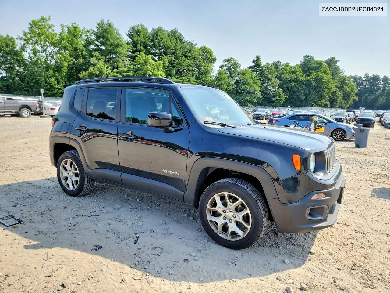 2018 Jeep Renegade VIN: ZACCJBBB2JPG84324 Lot: 58004036