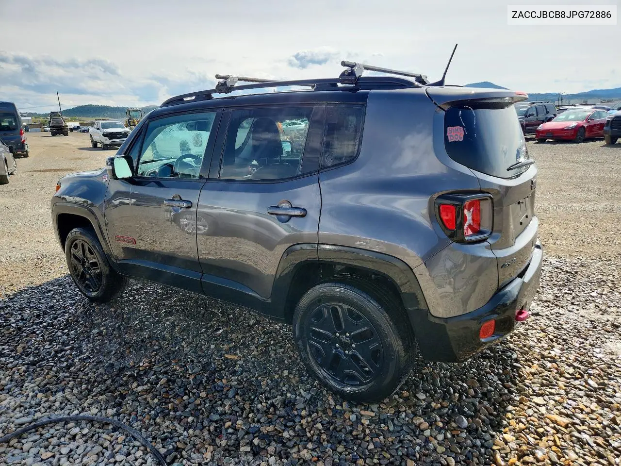 2018 Jeep Renegade Trailhawk VIN: ZACCJBCB8JPG72886 Lot: 58218026