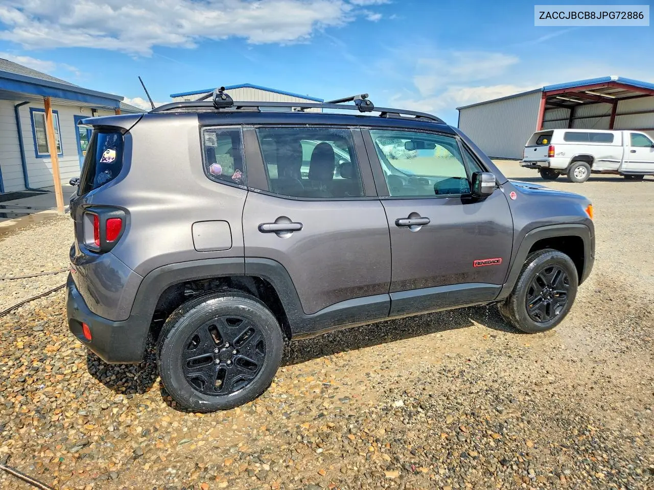 2018 Jeep Renegade Trailhawk VIN: ZACCJBCB8JPG72886 Lot: 58218026