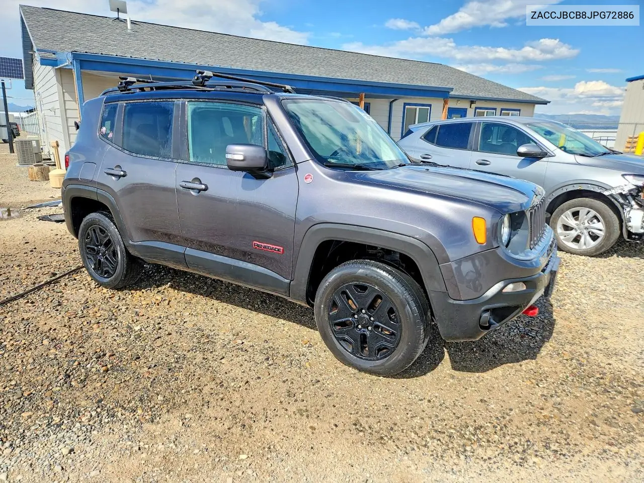 2018 Jeep Renegade Trailhawk VIN: ZACCJBCB8JPG72886 Lot: 58218026