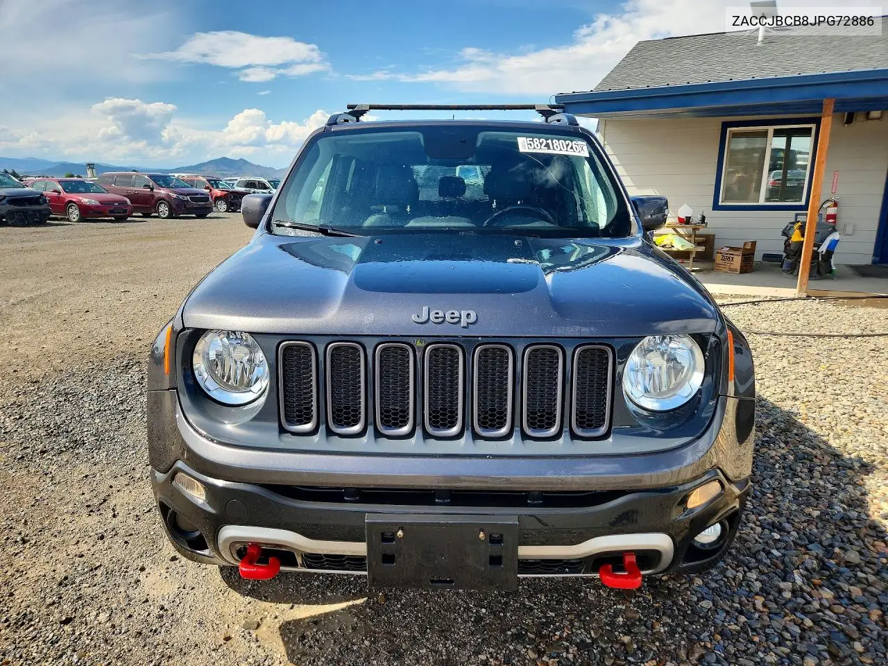 2018 Jeep Renegade Trailhawk VIN: ZACCJBCB8JPG72886 Lot: 58218026