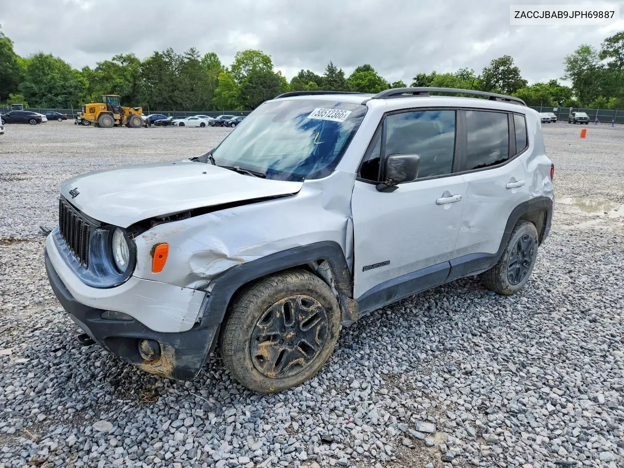 2018 Jeep Renegade Sport VIN: ZACCJBAB9JPH69887 Lot: 58512366
