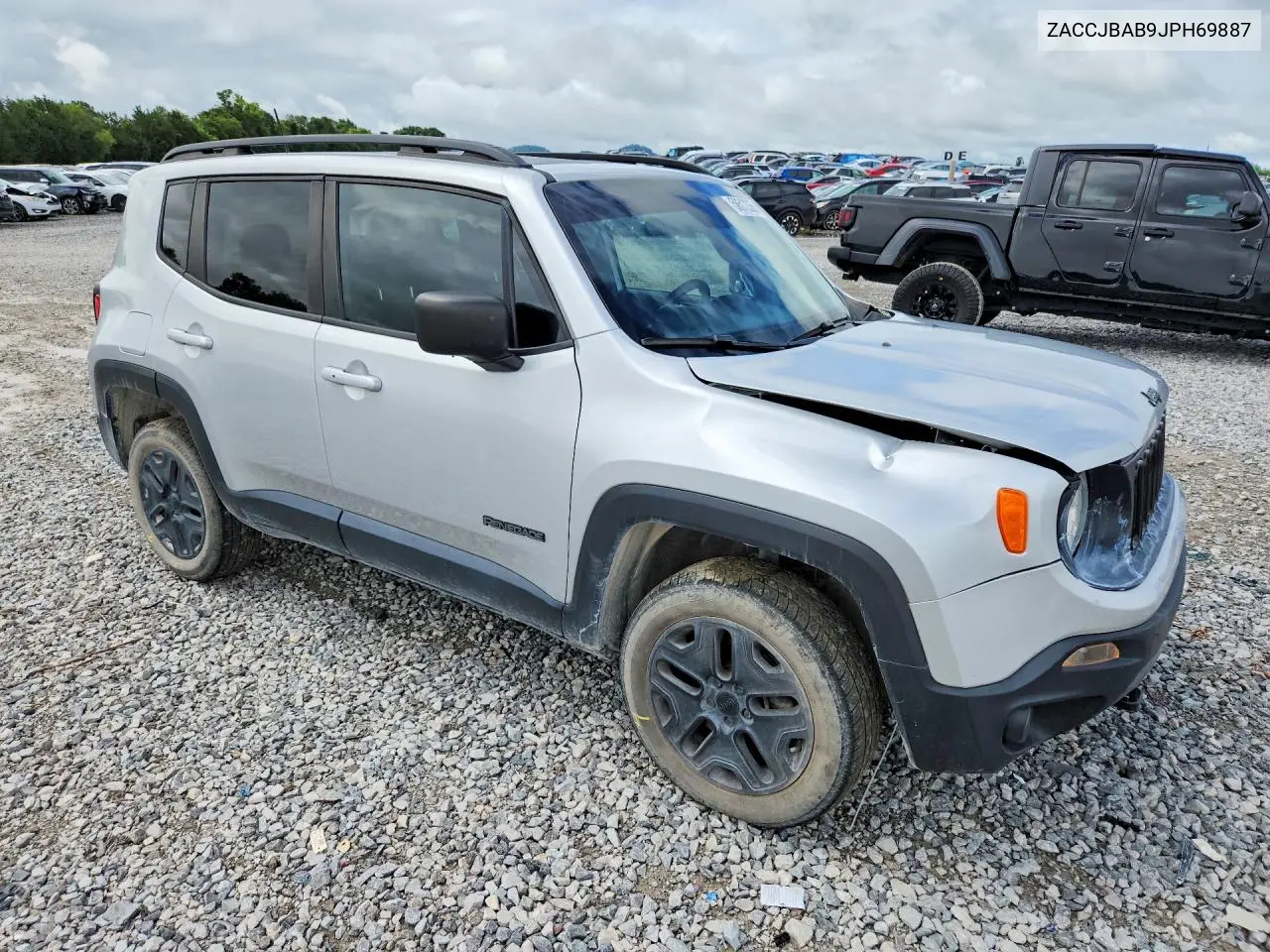 2018 Jeep Renegade Sport VIN: ZACCJBAB9JPH69887 Lot: 58512366