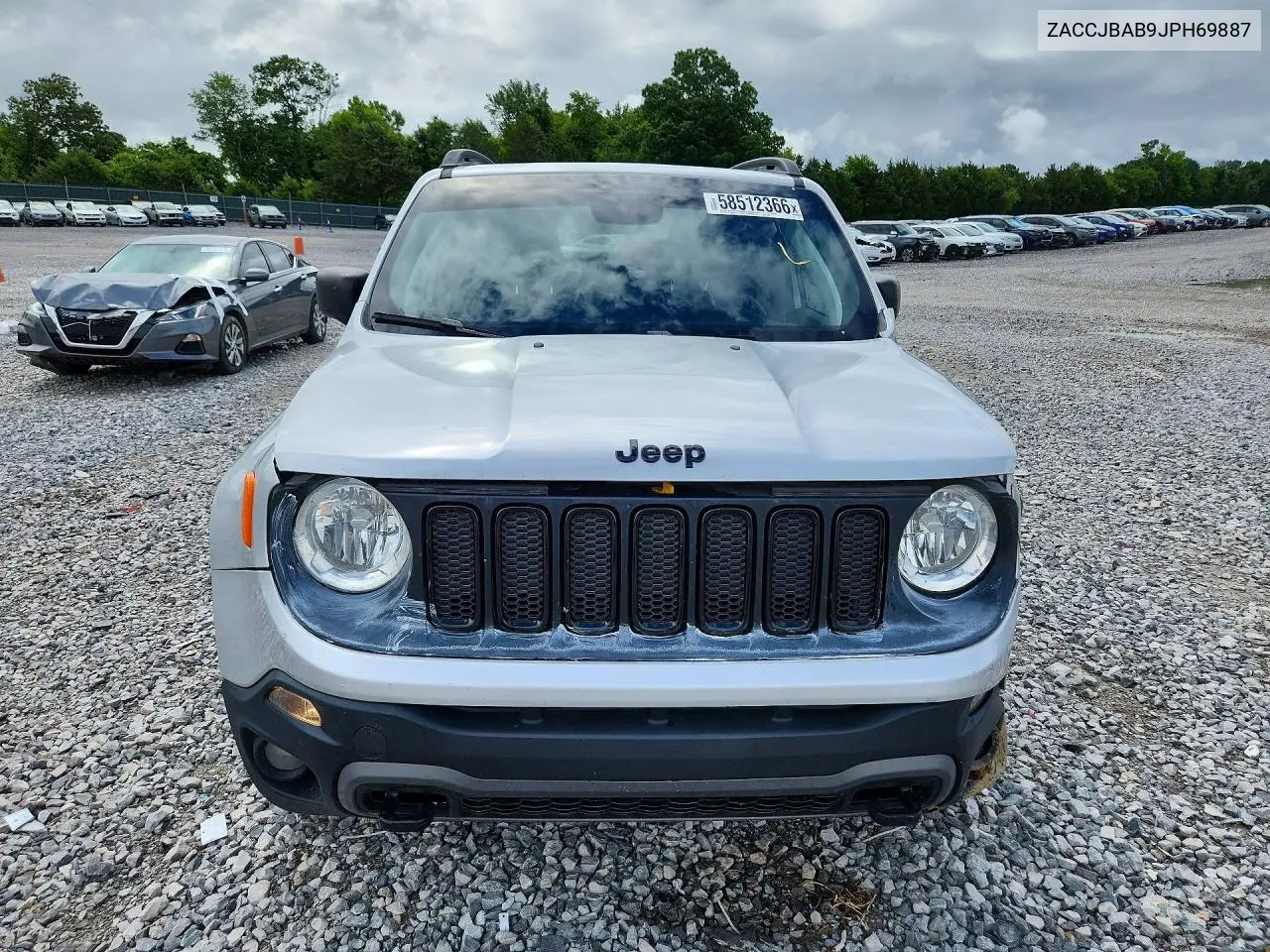 2018 Jeep Renegade Sport VIN: ZACCJBAB9JPH69887 Lot: 58512366