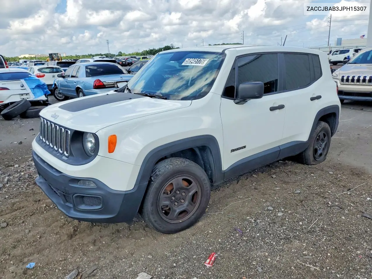 2018 Jeep Renegade Sport VIN: ZACCJBAB3JPH15307 Lot: 58945176