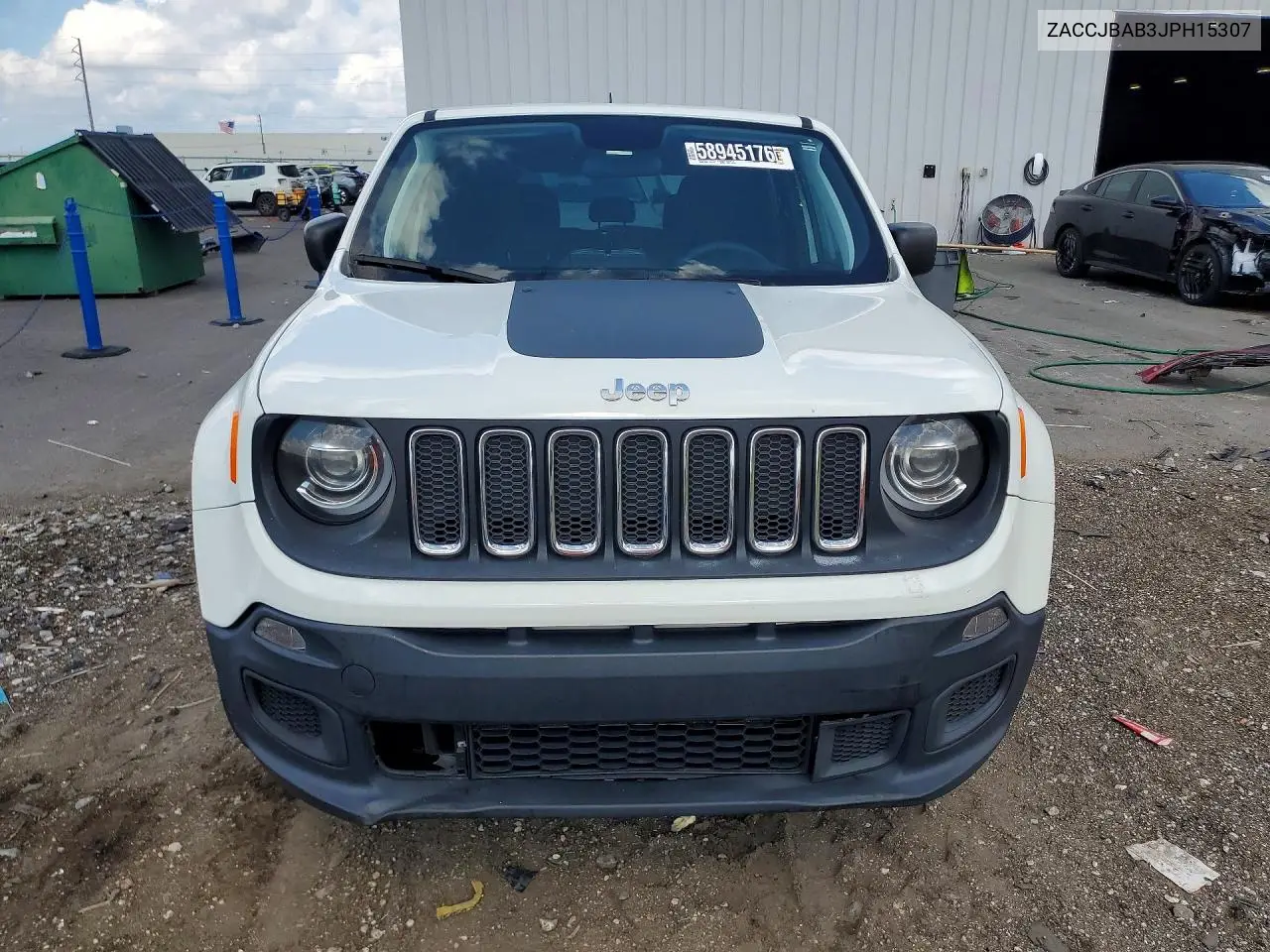 2018 Jeep Renegade Sport VIN: ZACCJBAB3JPH15307 Lot: 58945176