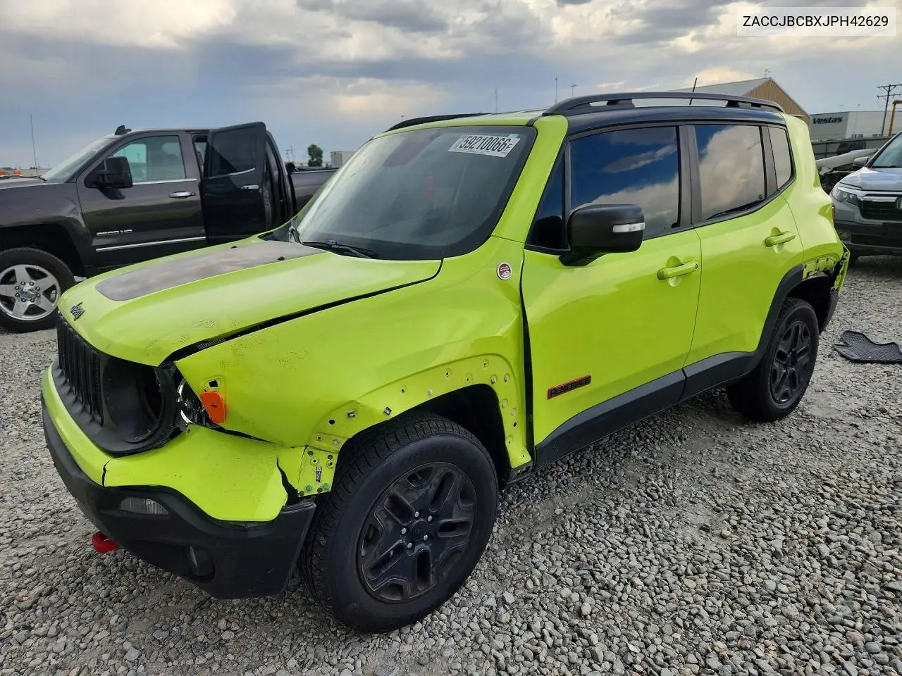 2018 Jeep Renegade Trailhawk VIN: ZACCJBCBXJPH42629 Lot: 59210066