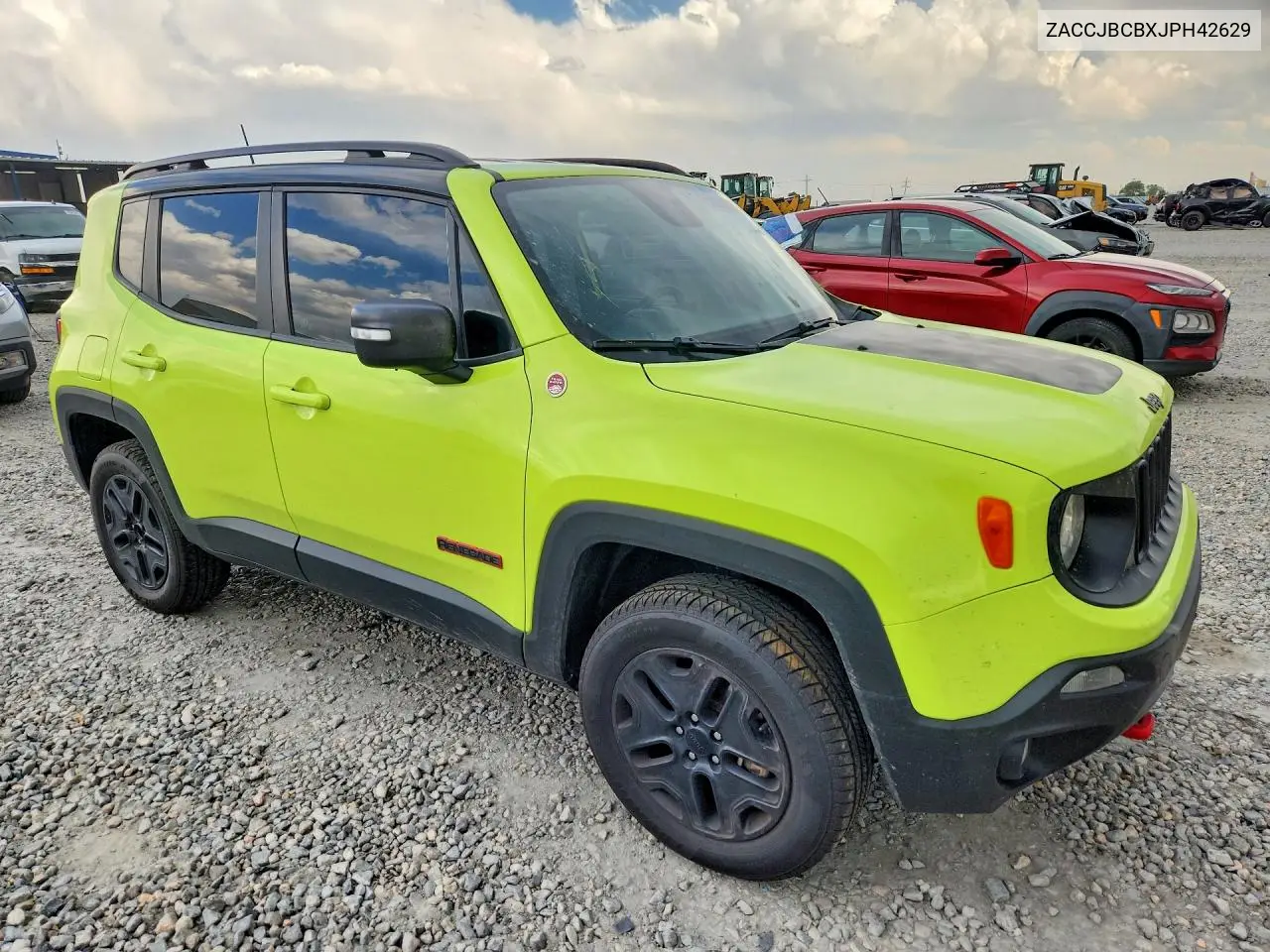 2018 Jeep Renegade Trailhawk VIN: ZACCJBCBXJPH42629 Lot: 59210066