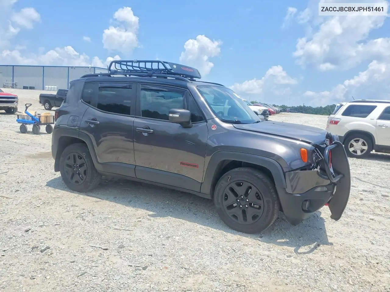 2018 Jeep Renegade Trailhawk VIN: ZACCJBCBXJPH51461 Lot: 59342886