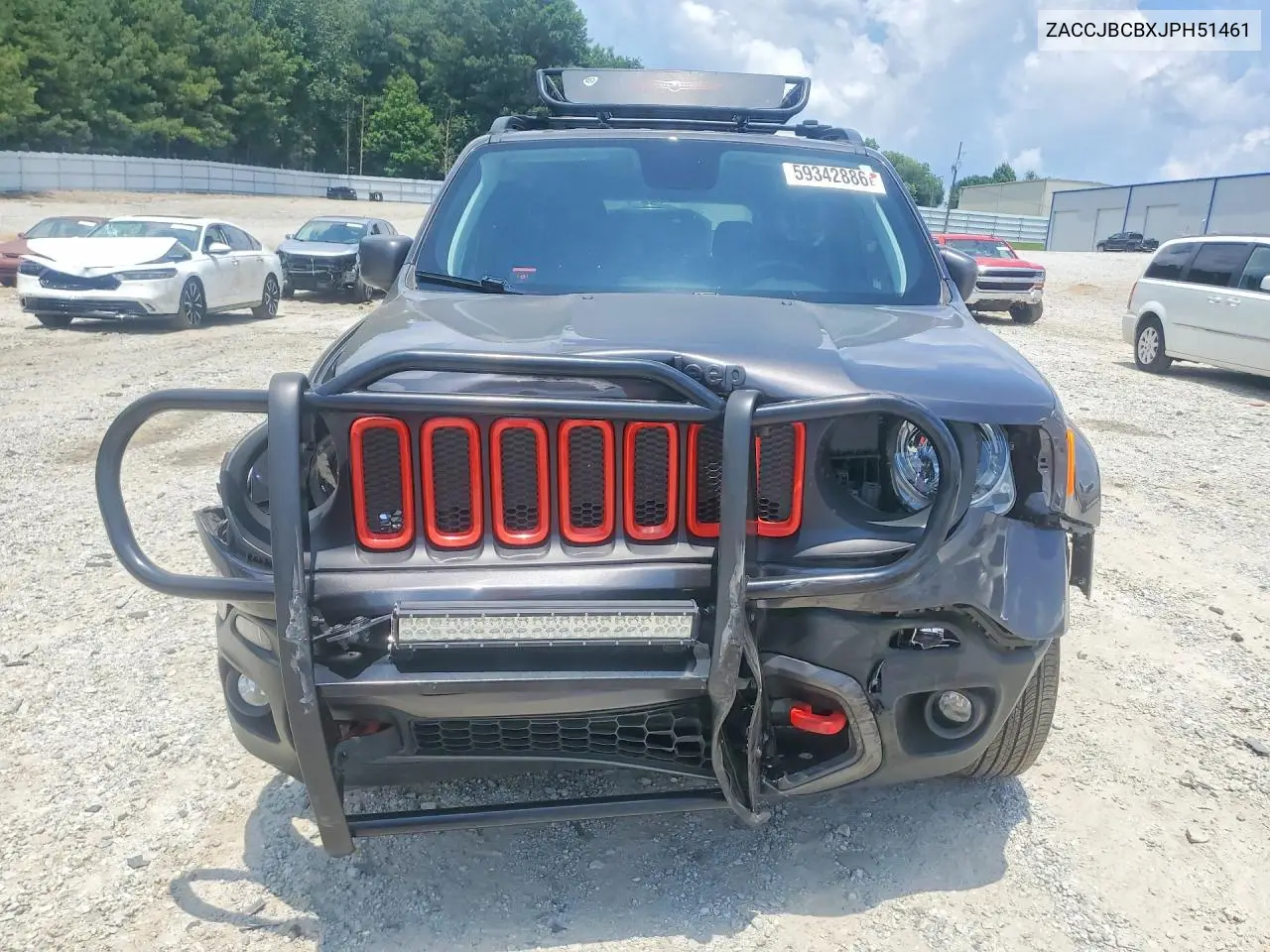 2018 Jeep Renegade Trailhawk VIN: ZACCJBCBXJPH51461 Lot: 59342886