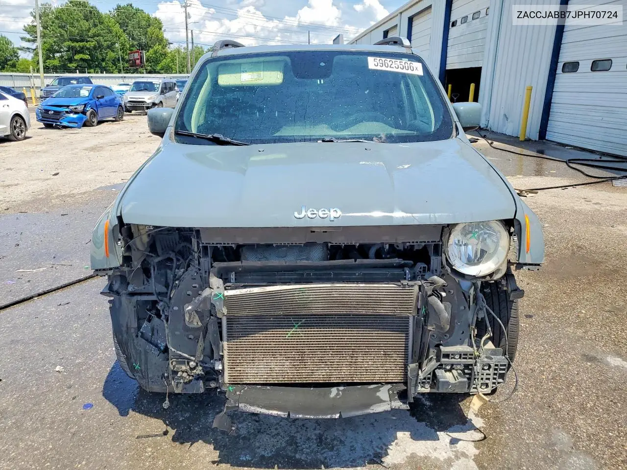 2018 Jeep Renegade Latitude VIN: ZACCJABB7JPH70724 Lot: 59625506
