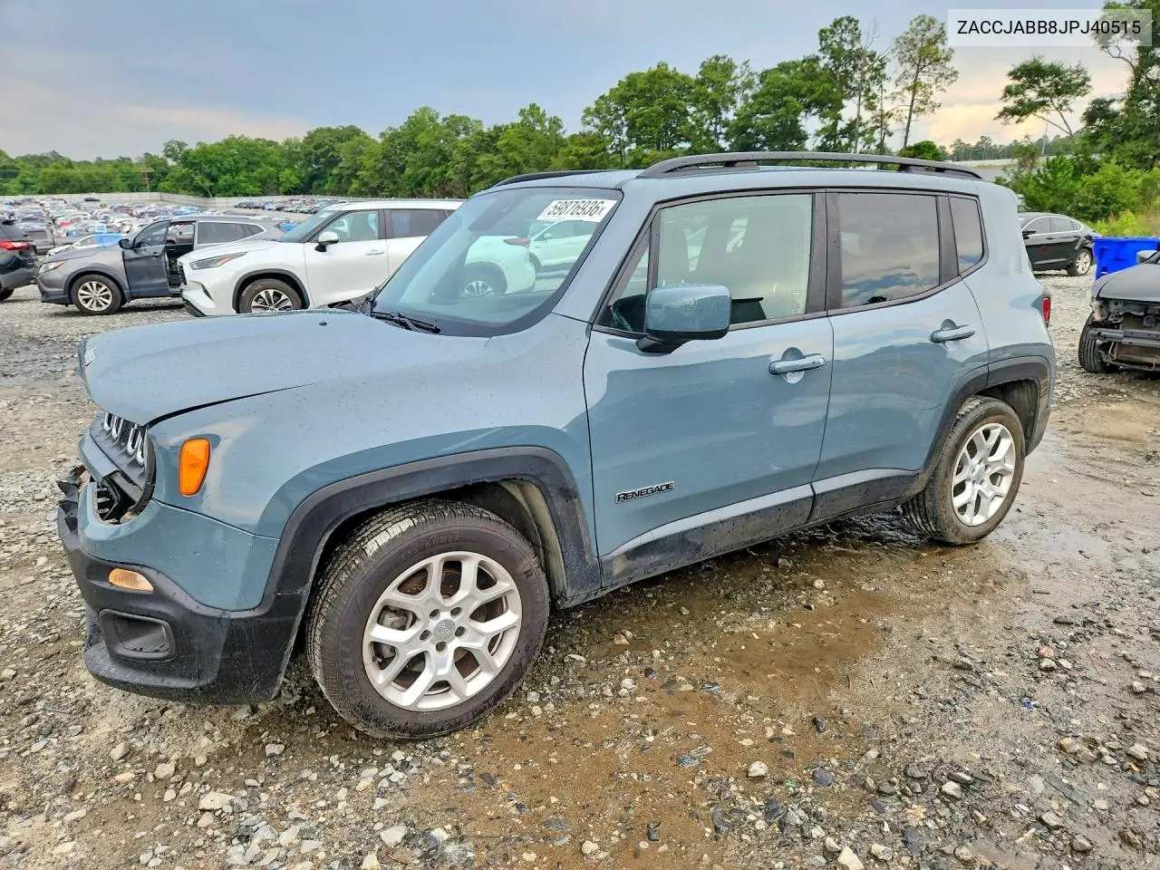 2018 Jeep Renegade Latitude VIN: ZACCJABB8JPJ40515 Lot: 59876936