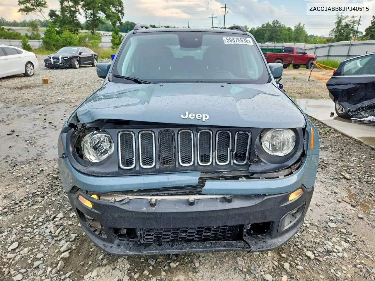 2018 Jeep Renegade Latitude VIN: ZACCJABB8JPJ40515 Lot: 59876936